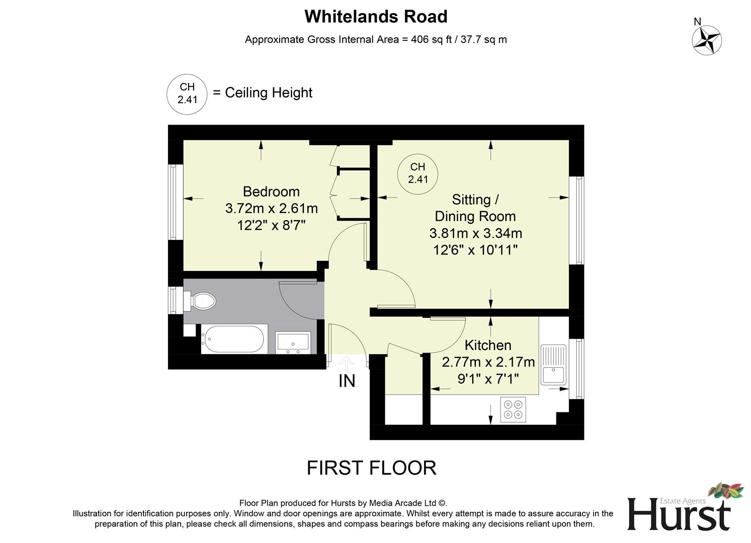 68D, Whitelands Road, High Wycombe floorplan