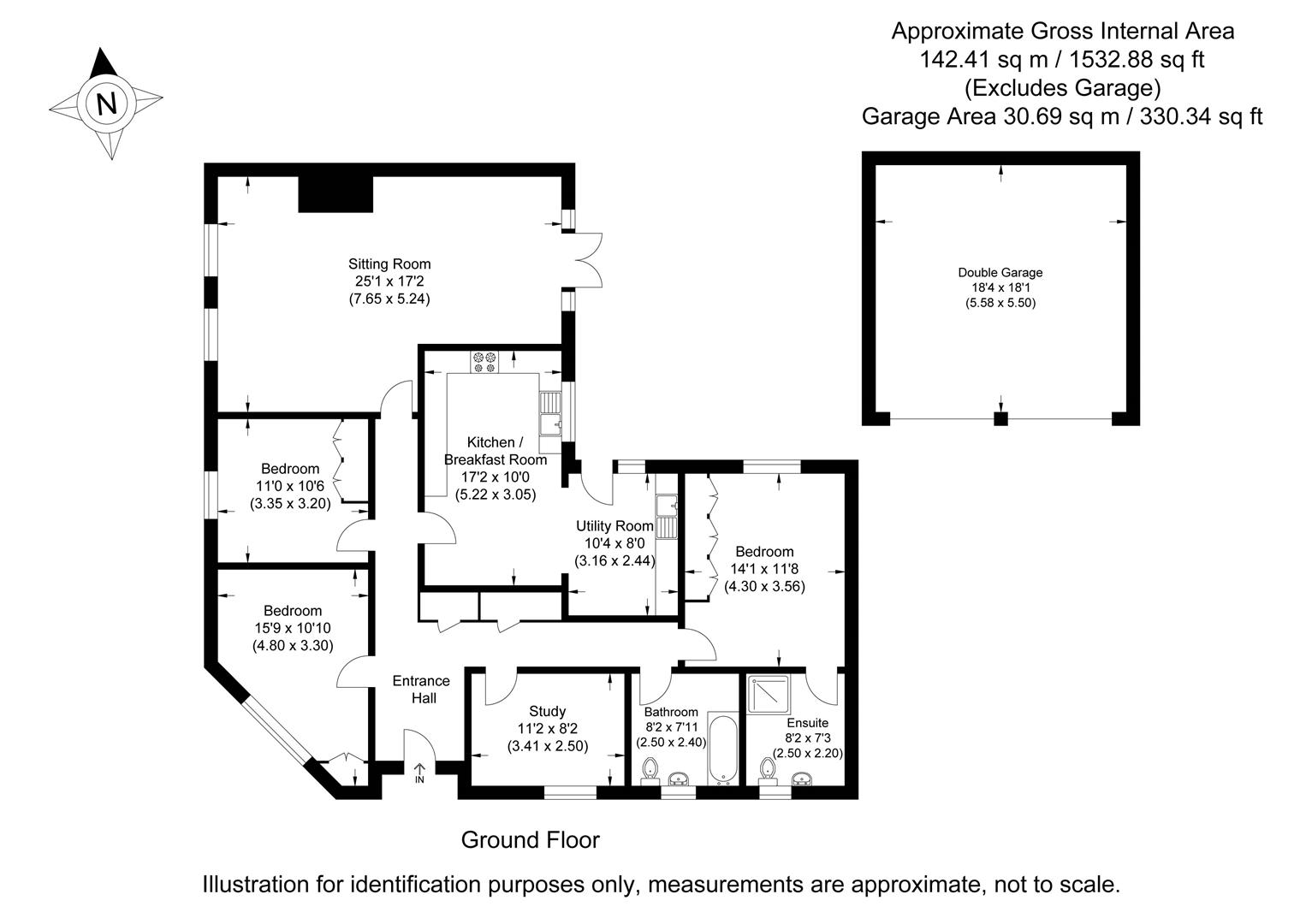 1a, Hillway, Linton floorplan