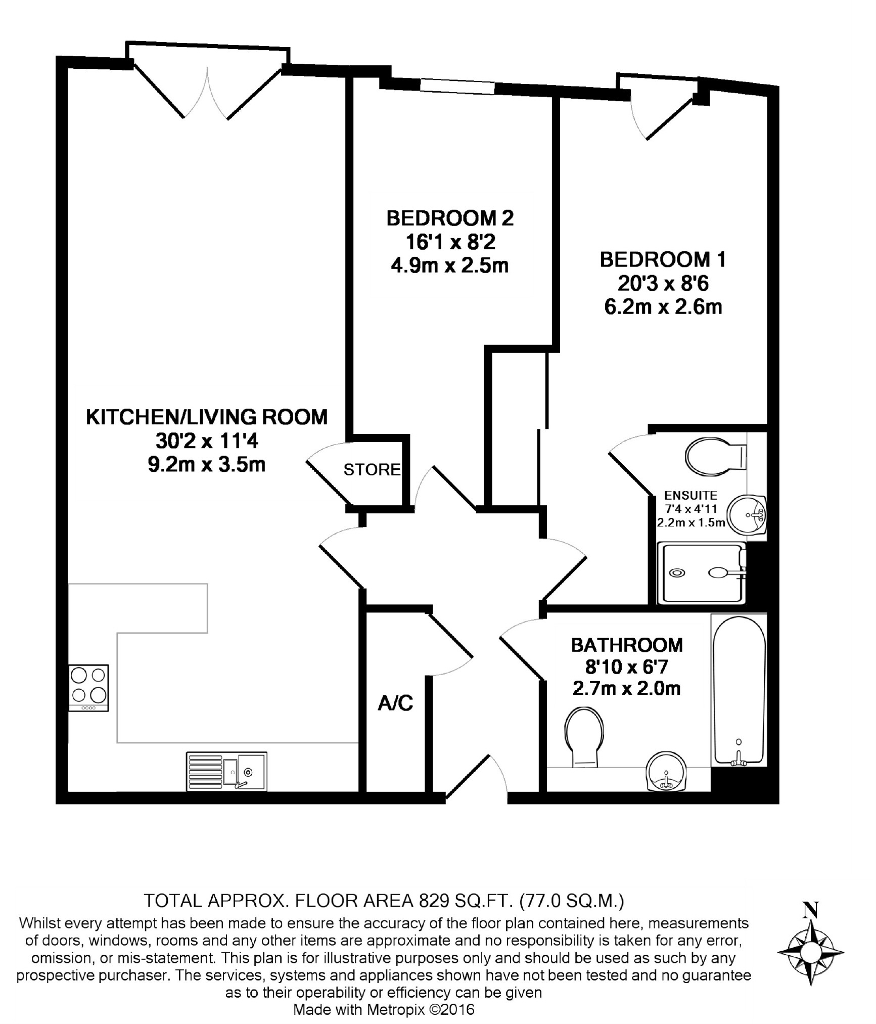 2 Bedrooms Flat to rent in The Chimes, Vicar Lane, City Centre, Sheffield S1