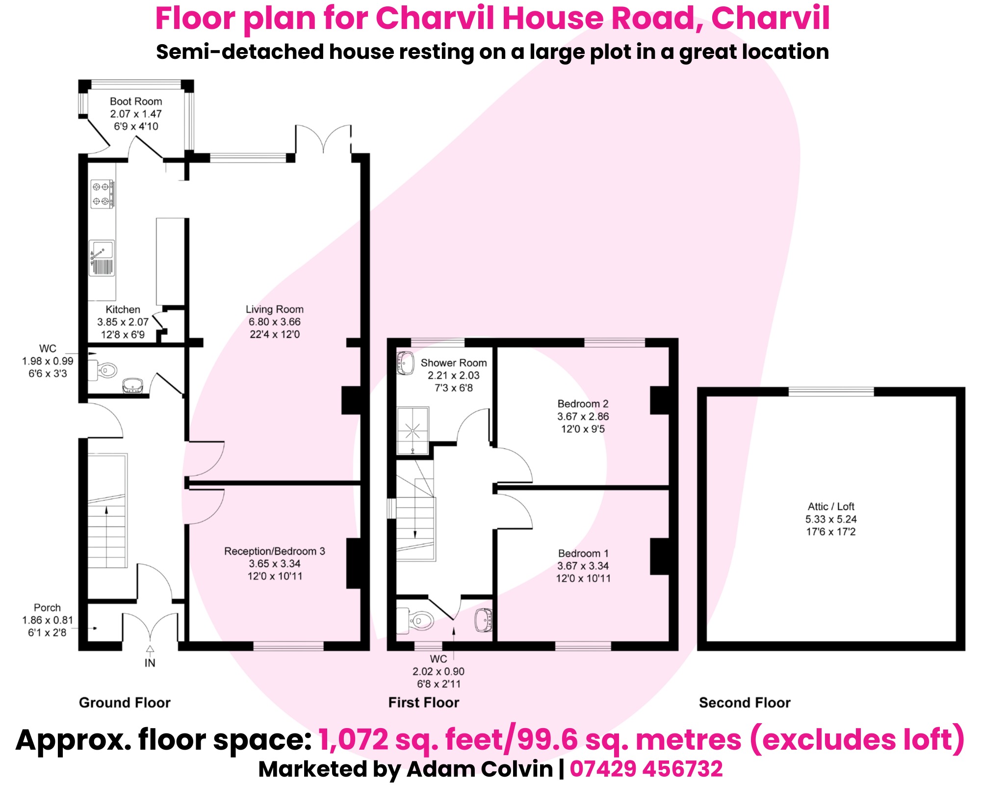 14 Charvil House Road, Charvil, Berkshire floorplan