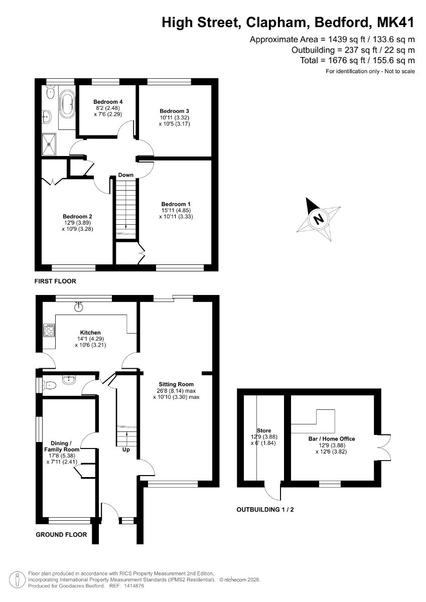 192 High Street, Bedford floorplan