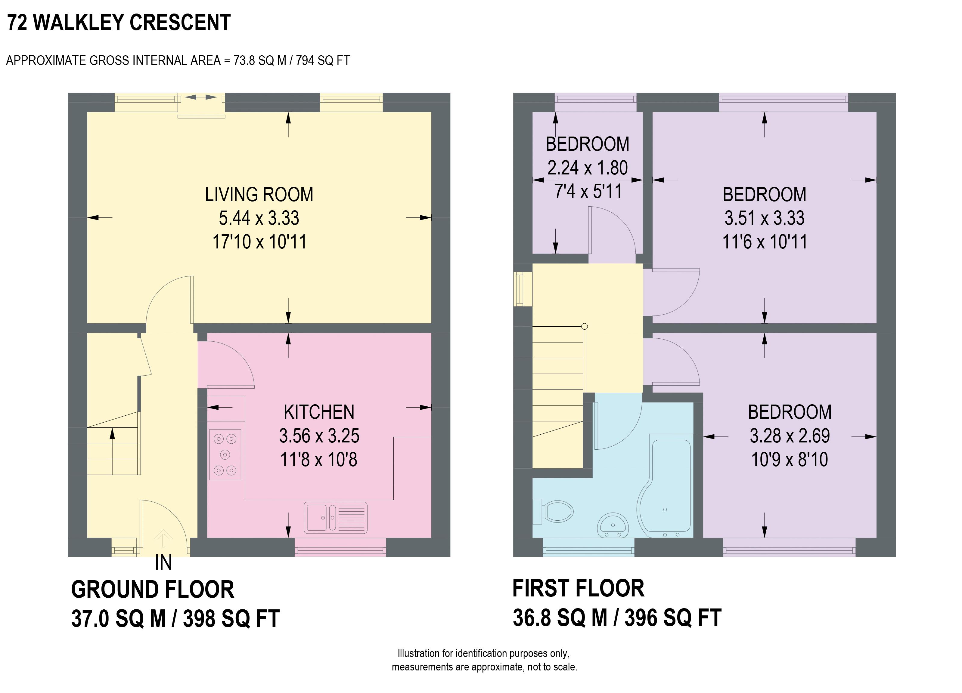 72, Walkley Crescent Road, Sheffield floorplan