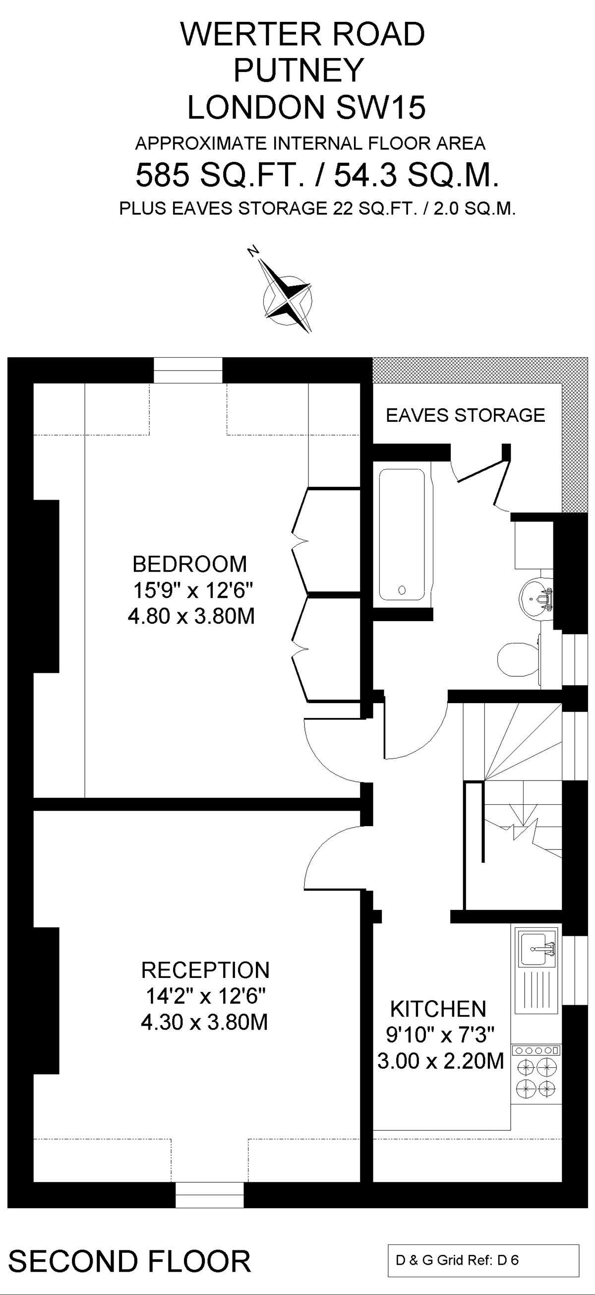 1 Bedrooms Flat to rent in Werter Road, London SW15