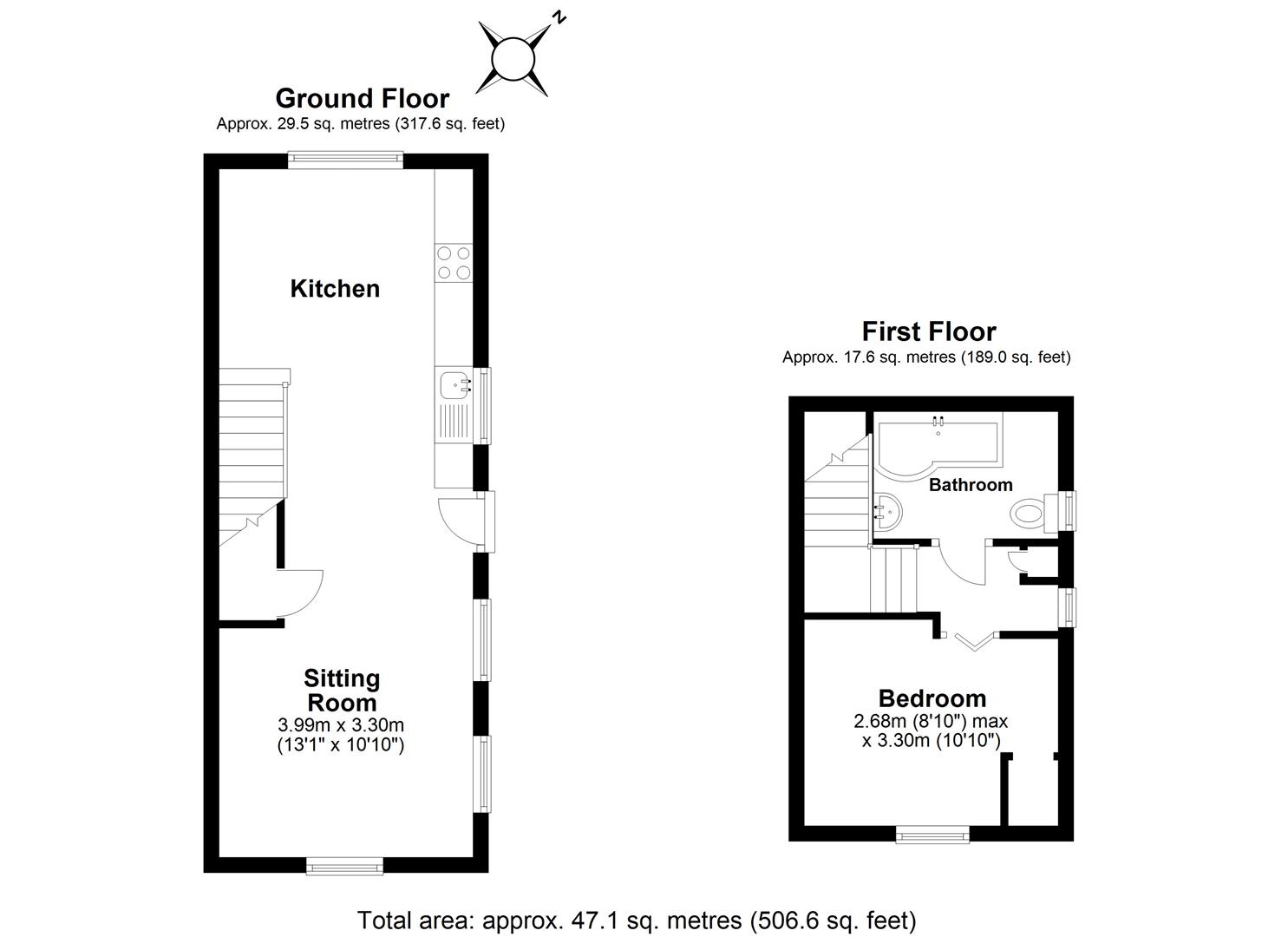 Flat 7 Hillside Court, 114 Victoria Road, Dartmouth floorplan