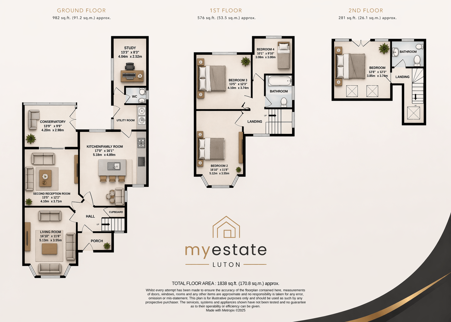 39 Ludlow Avenue, Luton floorplan