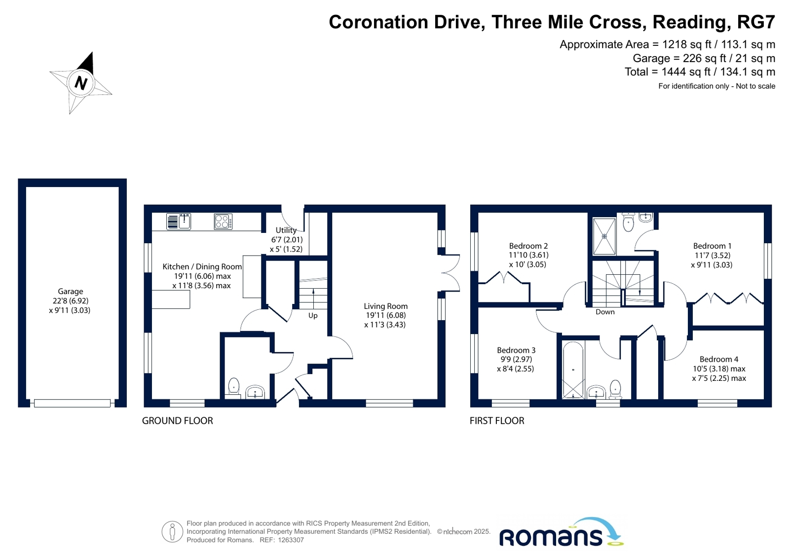 20, Coronation Drive, Reading floorplan