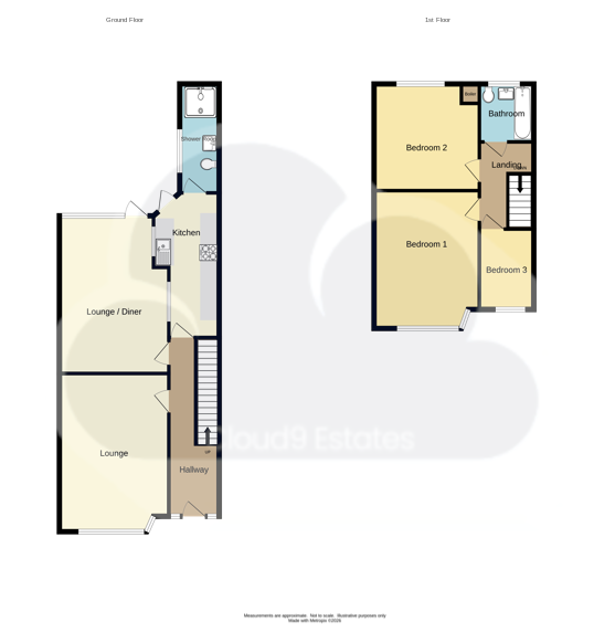 8, Bevington Crescent, Coventry floorplan
