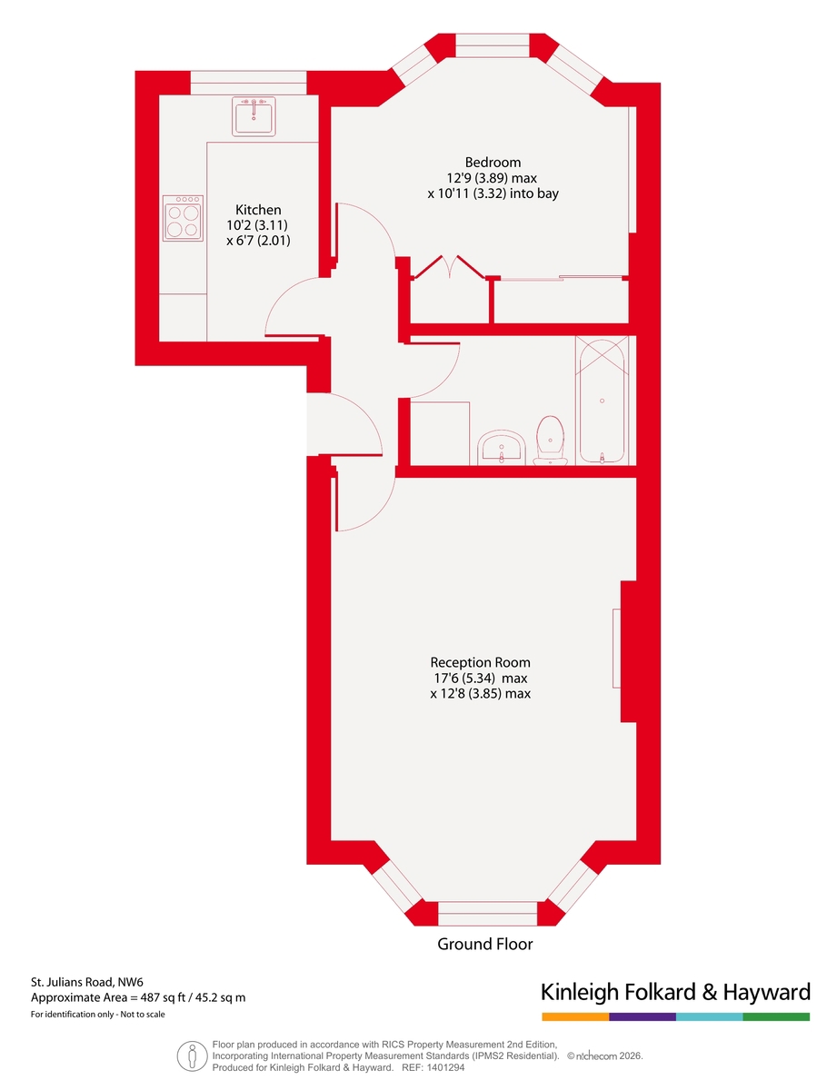 41, St. Julians Road, London floorplan