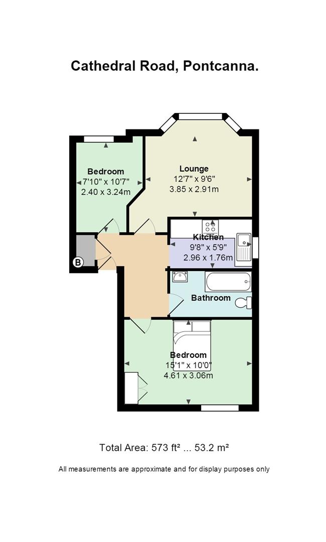 2 Bedrooms Flat for sale in Cathedral Road, Pontcanna, Cardiff CF11