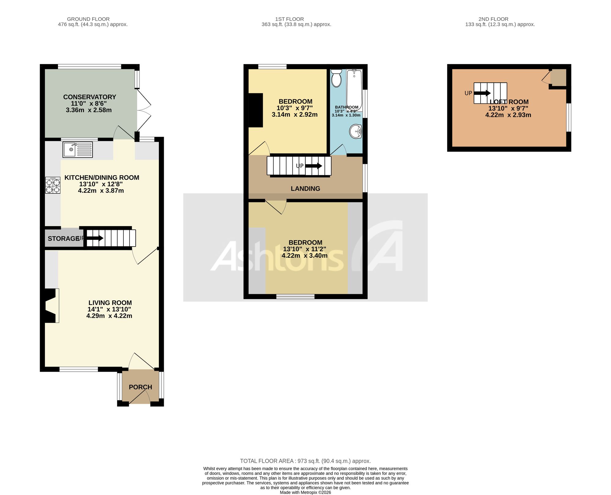 62 Station Road, Wigan floorplan