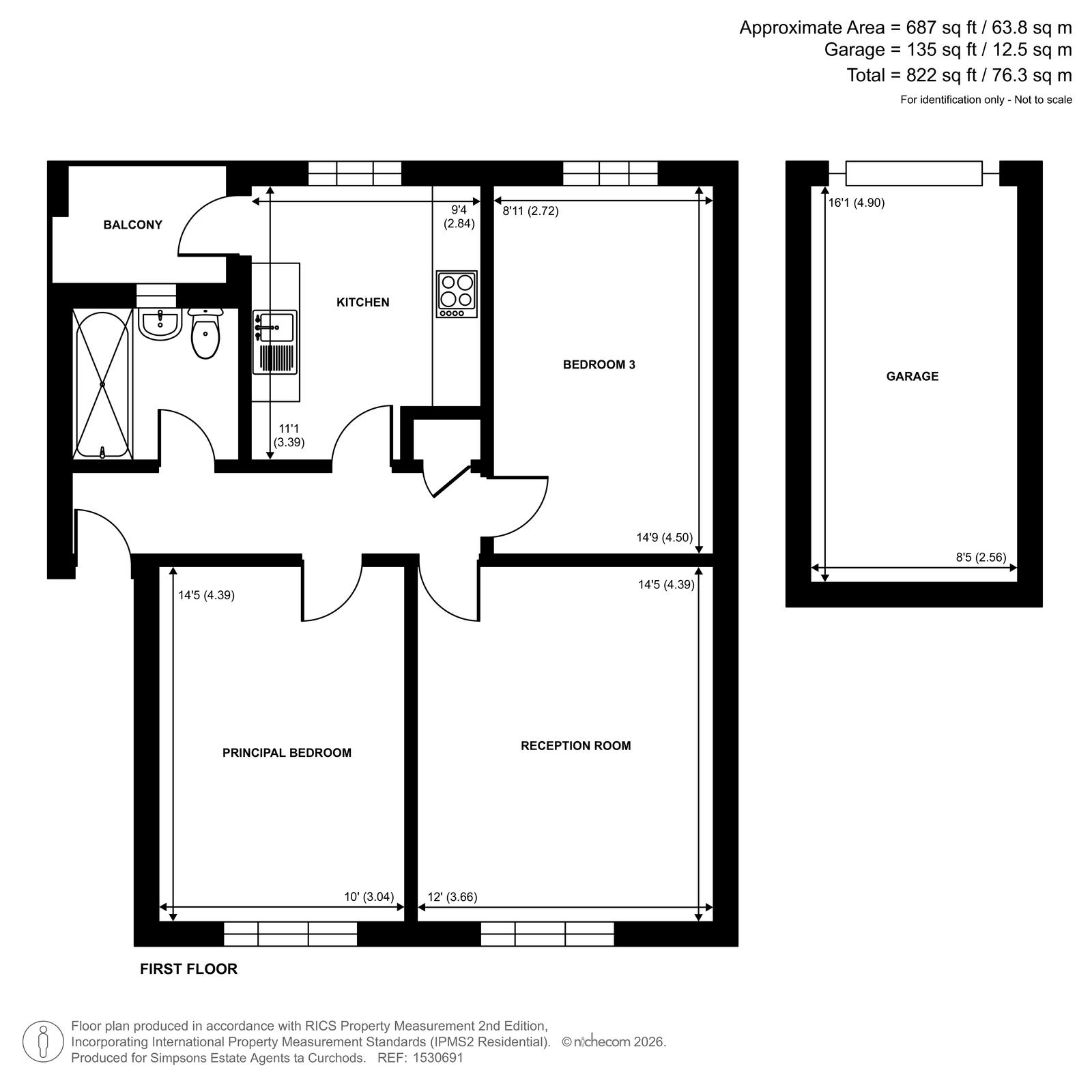 Wilmer Crescent, Kingston Upon Thames floorplan