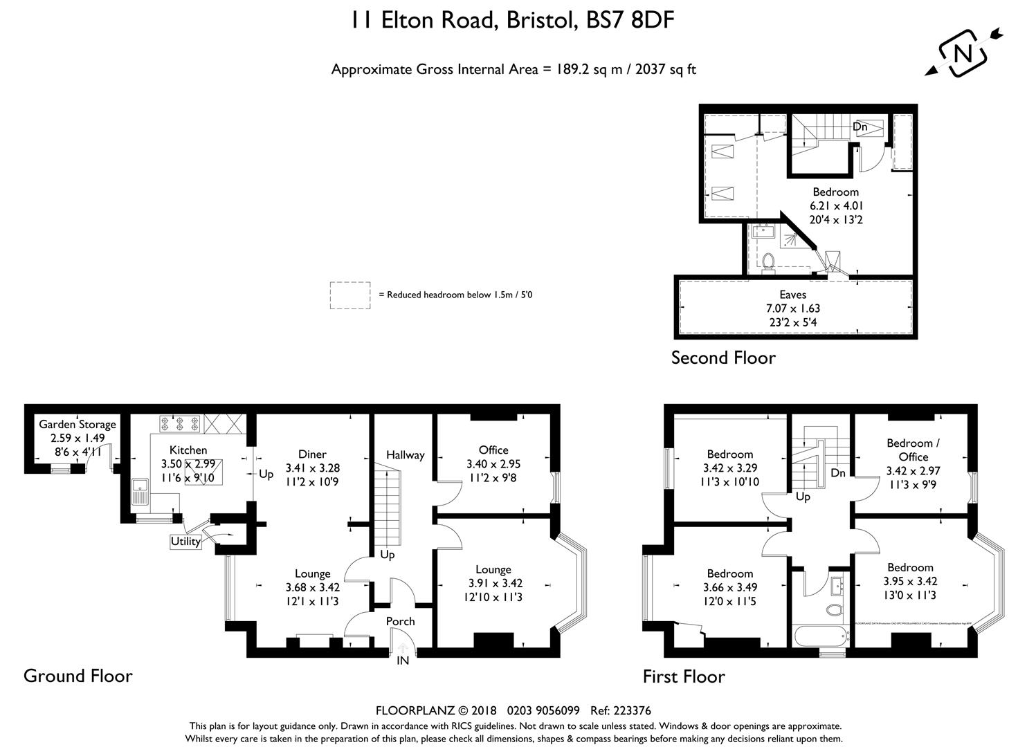 5 Bedrooms  for sale in Elton Road, Bishopston, Bristol BS7