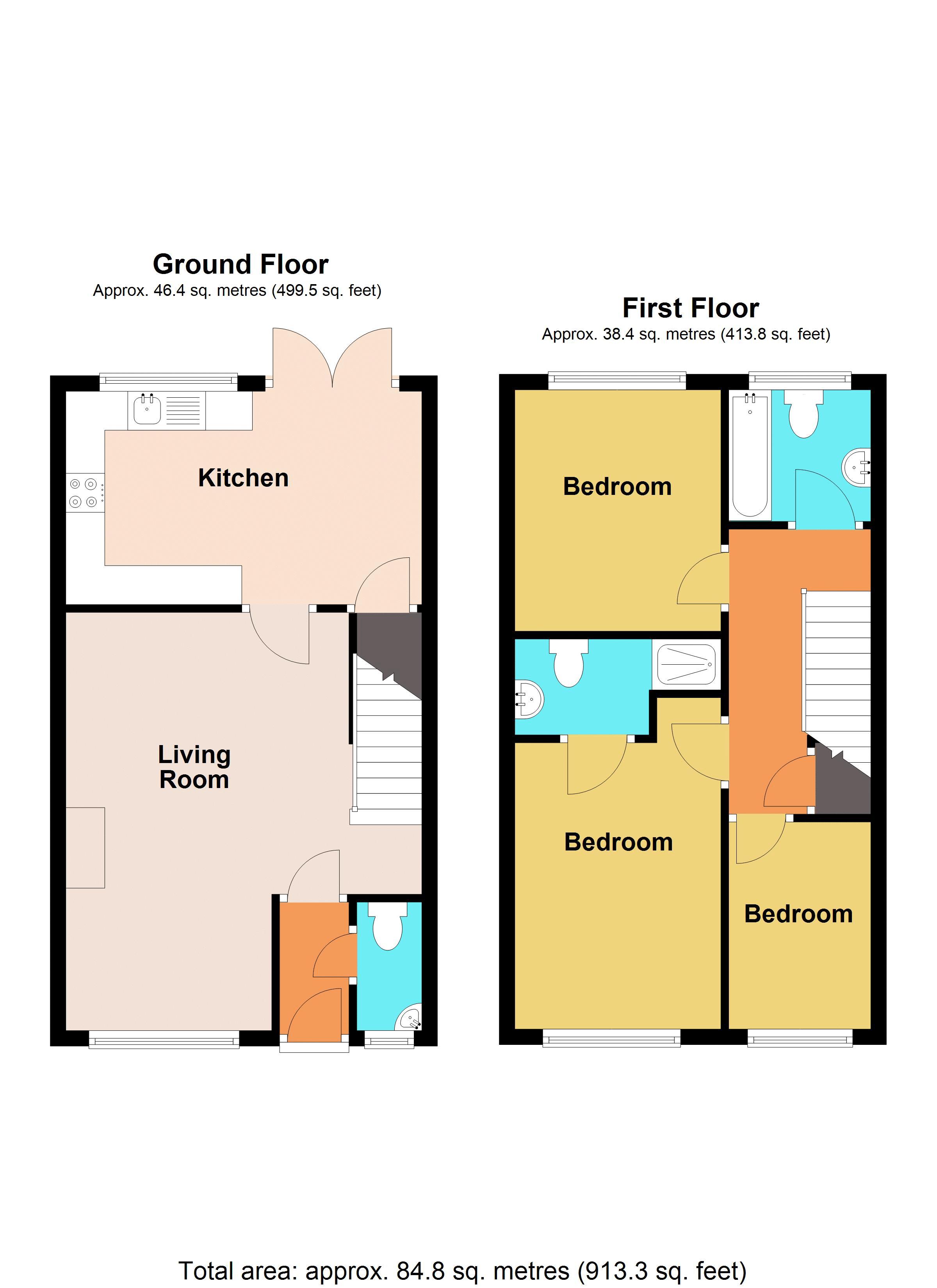 3 bed terraced house for sale in Schooner Circle, Duffryn, Newport NP10