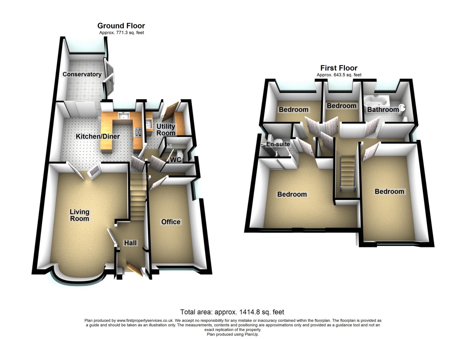 7, Glendue Grove, Stoke on Trent floorplan