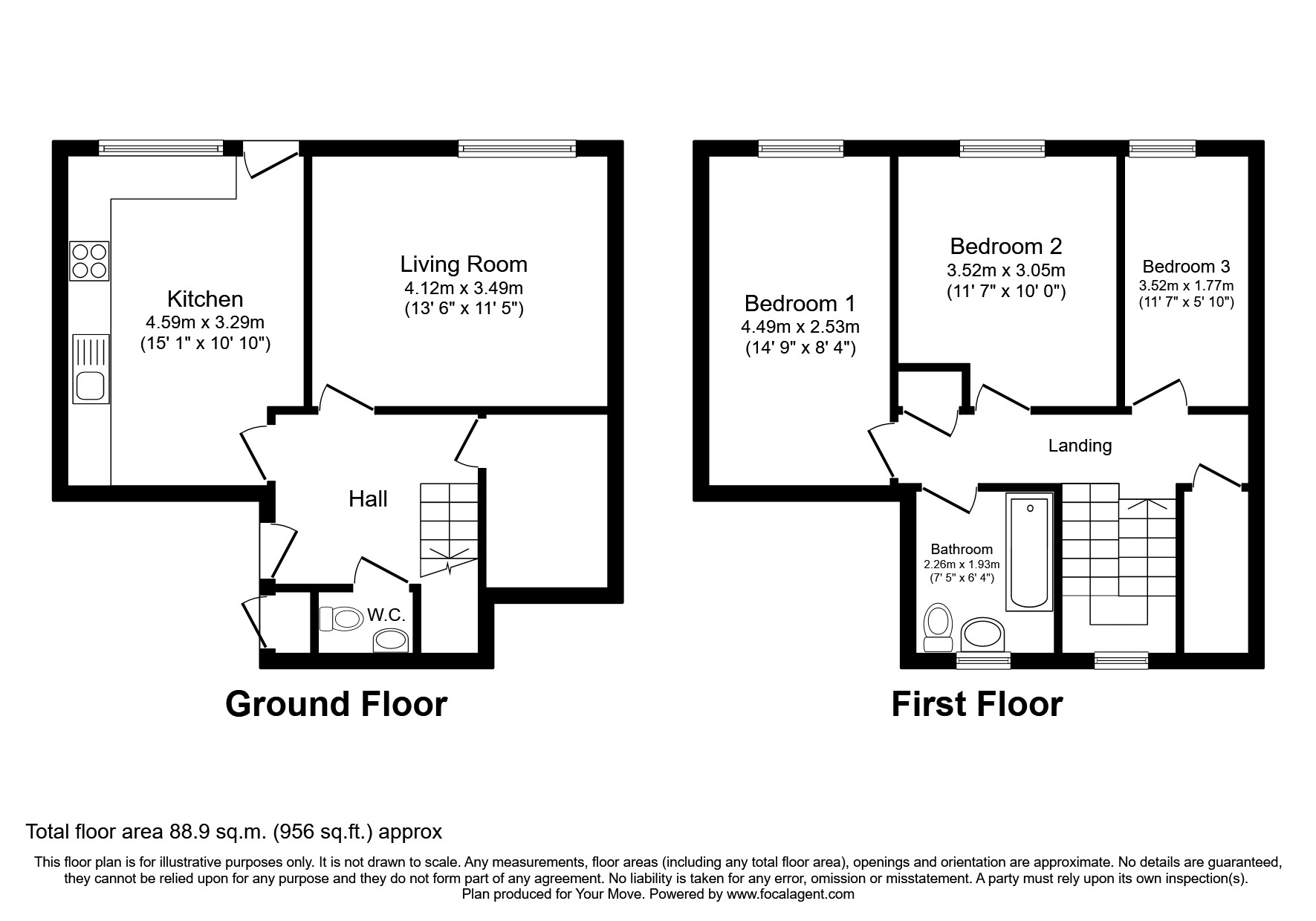 Durward Rise, Livingston, West Lothian EH54, 3 bedroom terraced house