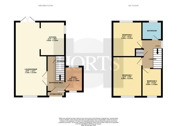 2, Clare Close, Northampton floorplan