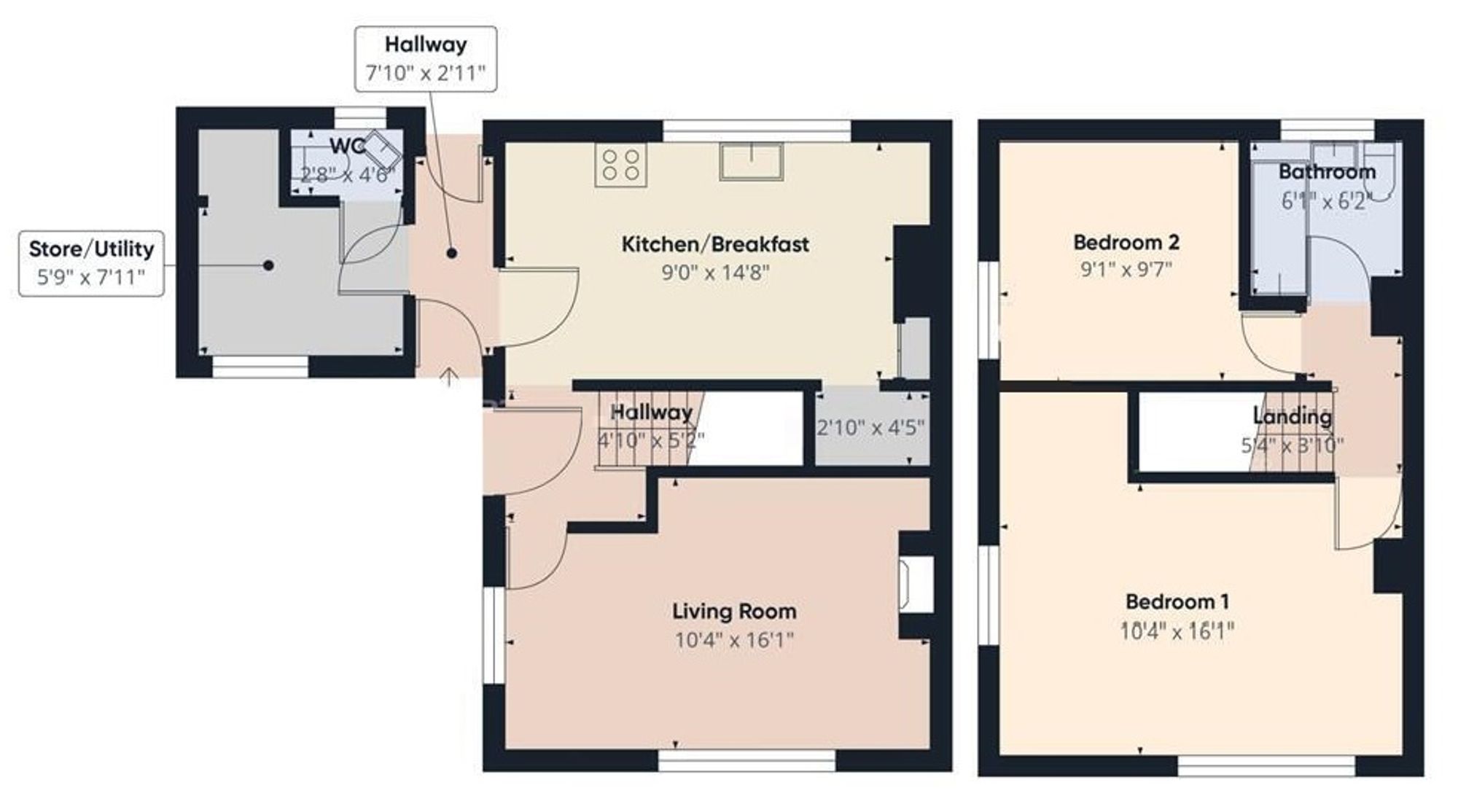 3 Polruan Road, Truro floorplan