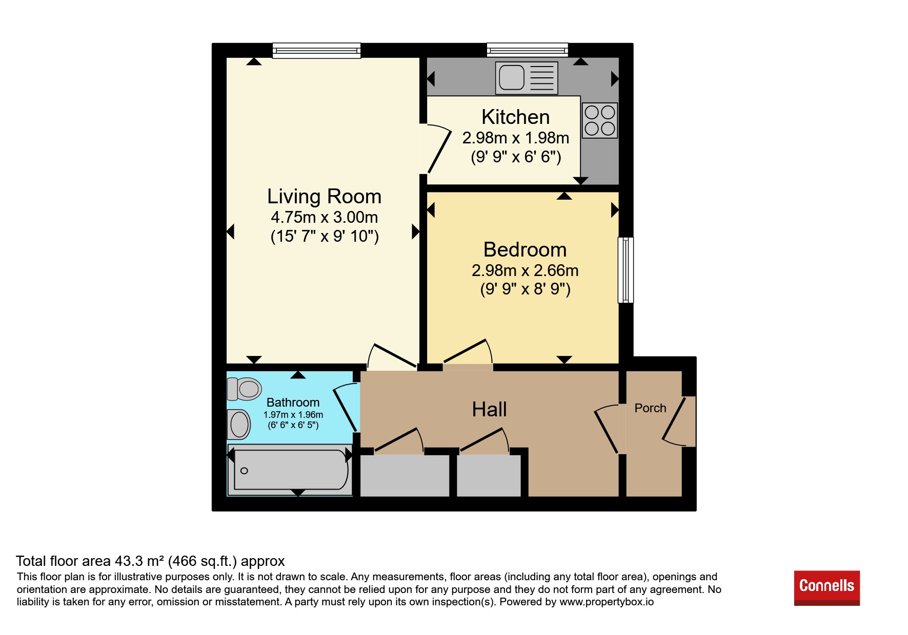 22, Chestnut Place, Southam floorplan