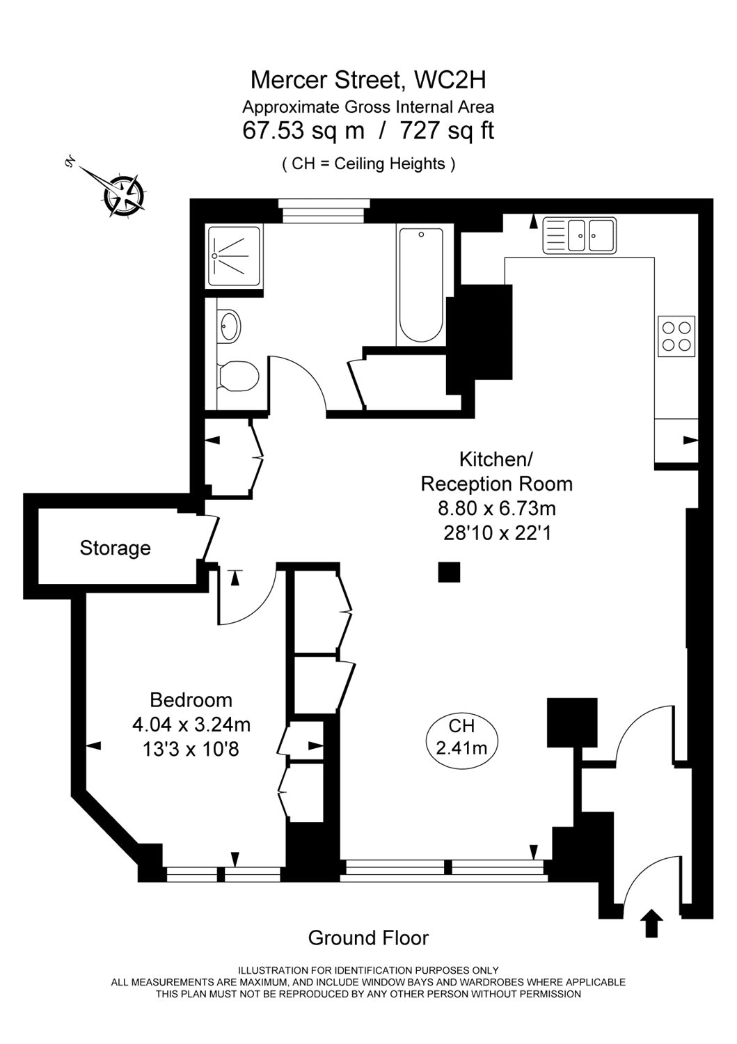 1 Bedrooms Flat to rent in Mercer Street, Covent Garden WC2H