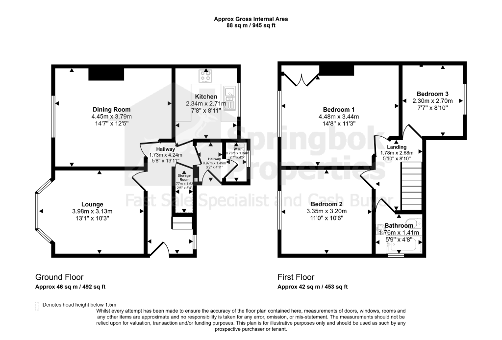 470, Holden Road, Leigh floorplan