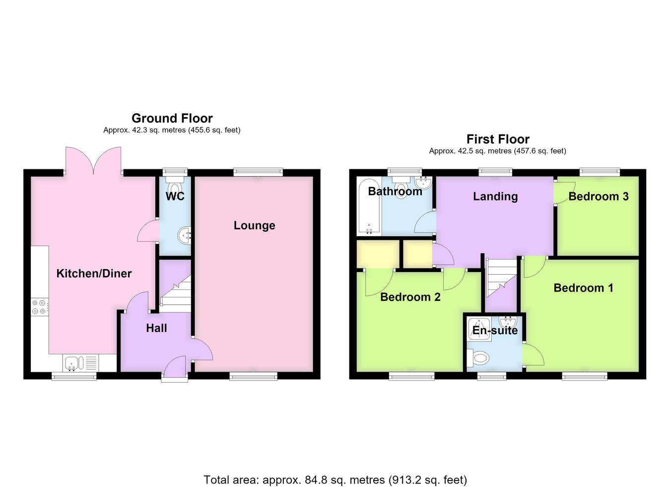 8, Poppy Close, Boston floorplan