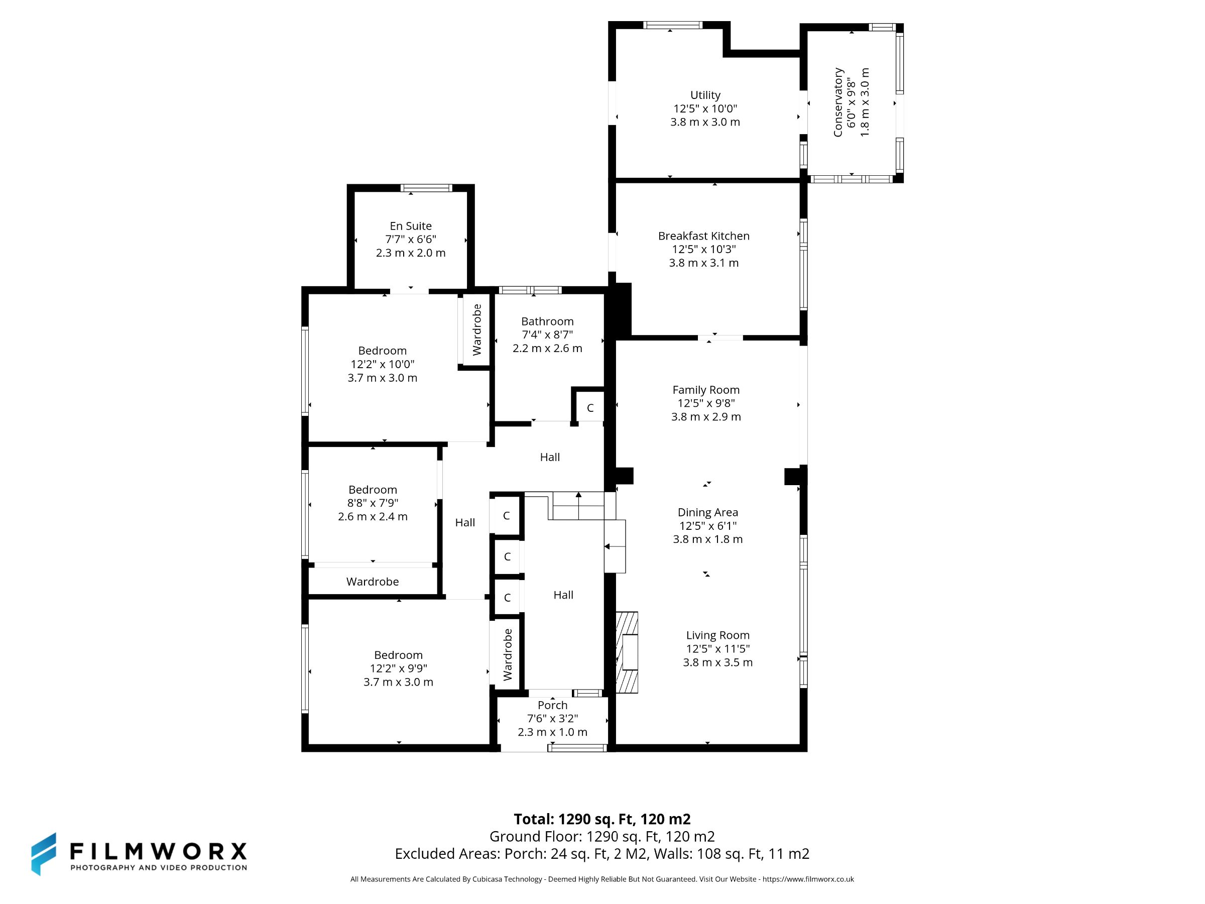 9 Greenfield Court, Glasgow floorplan