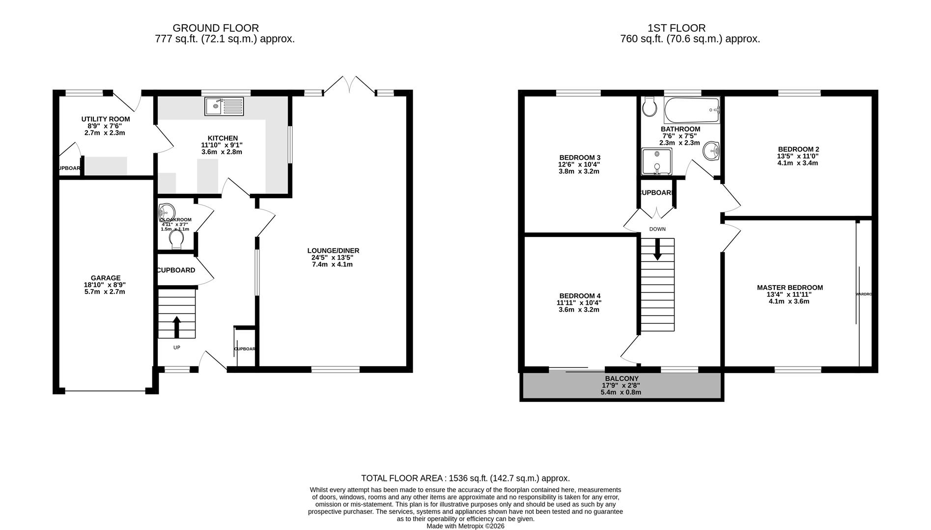 18, Brackendown Avenue, Weymouth floorplan