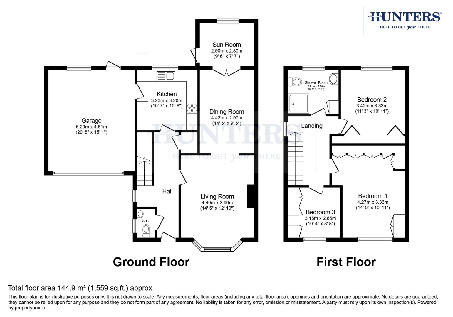 13, Nairn Close, York floorplan
