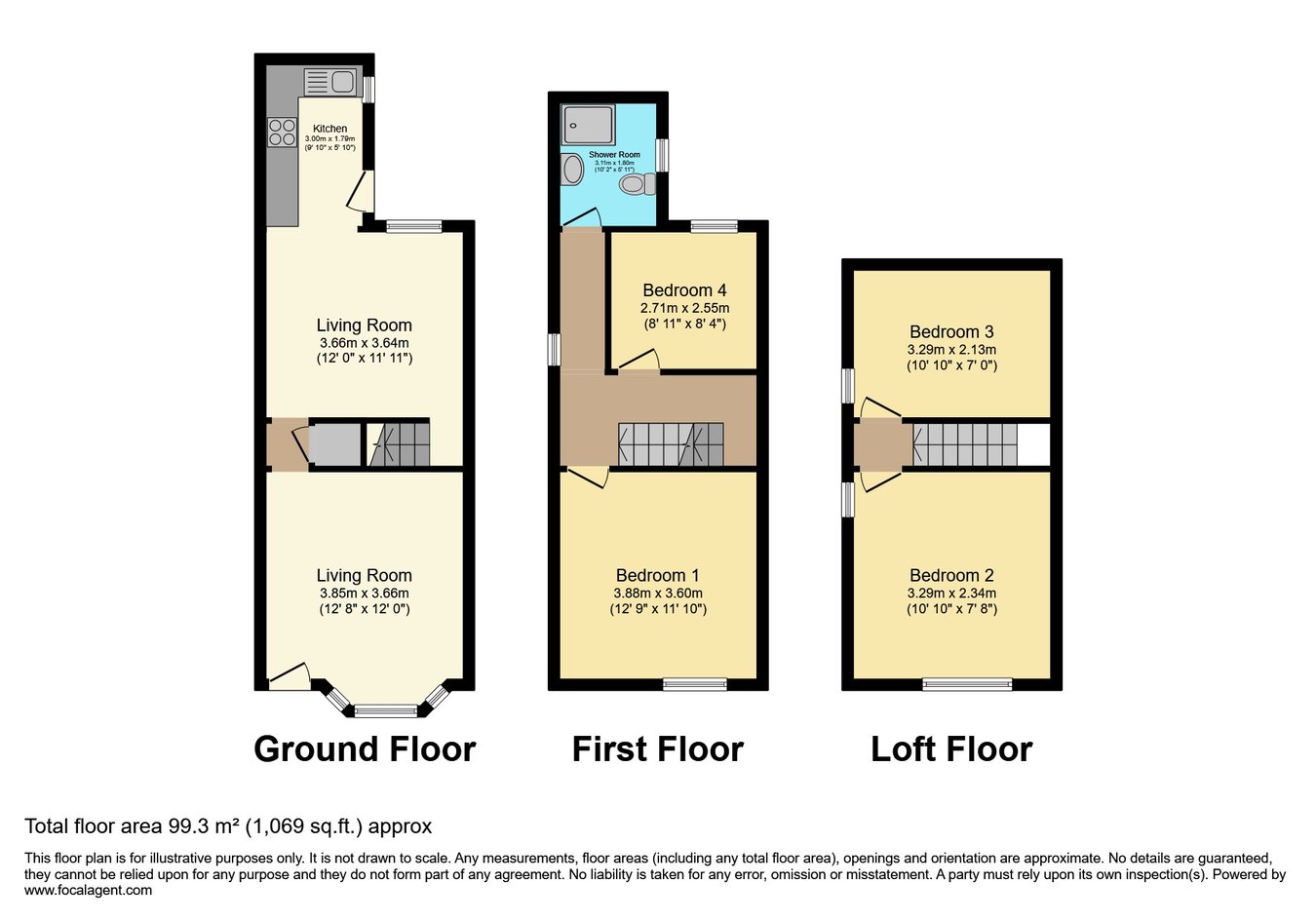 30, Clinton Street, Worksop floorplan
