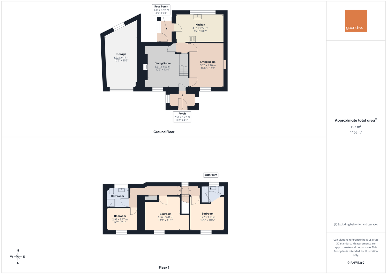 1 East Lynne Cottages, East Hill, Truro floorplan