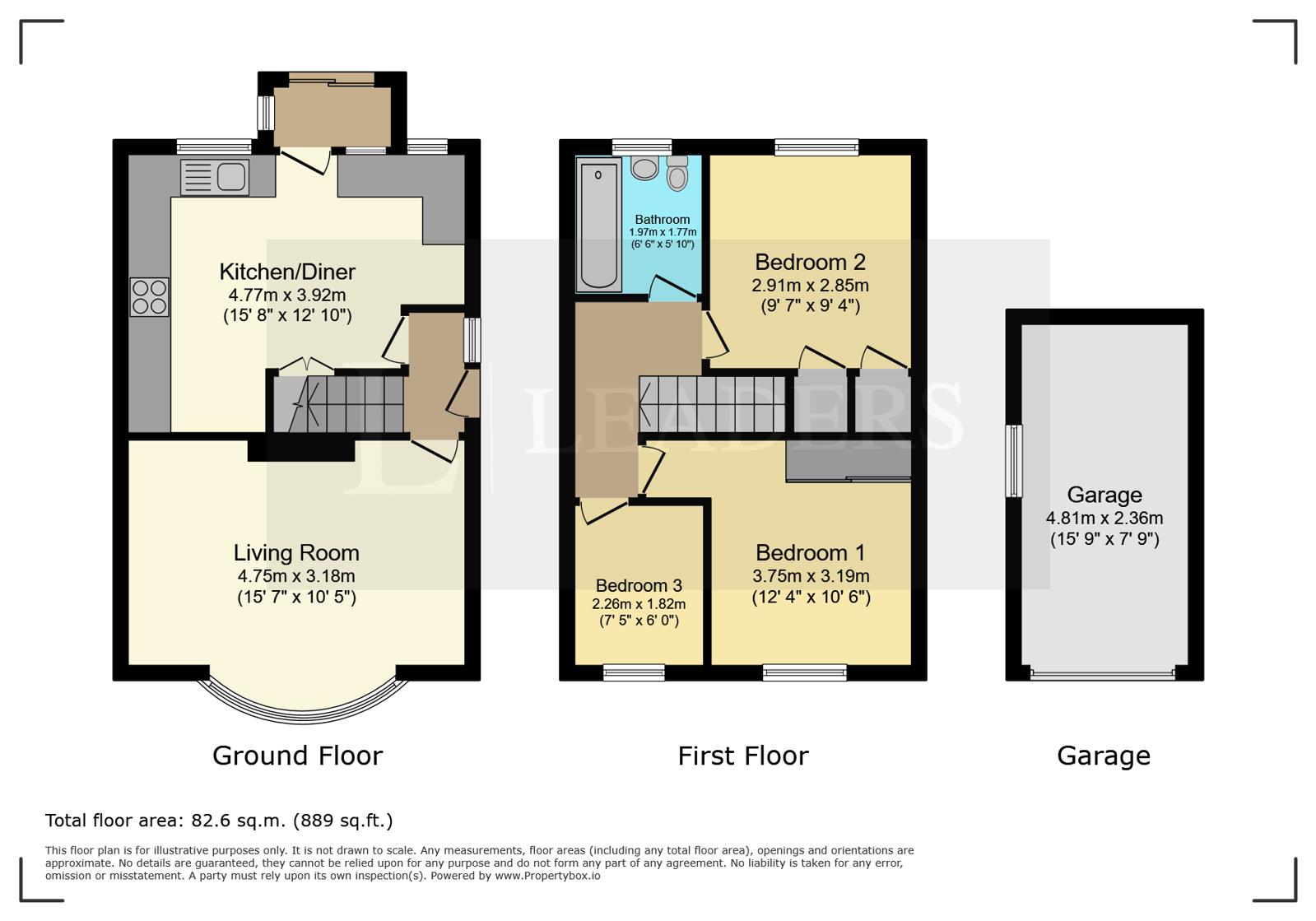 50, Cambridge Drive, Staffordshire floorplan