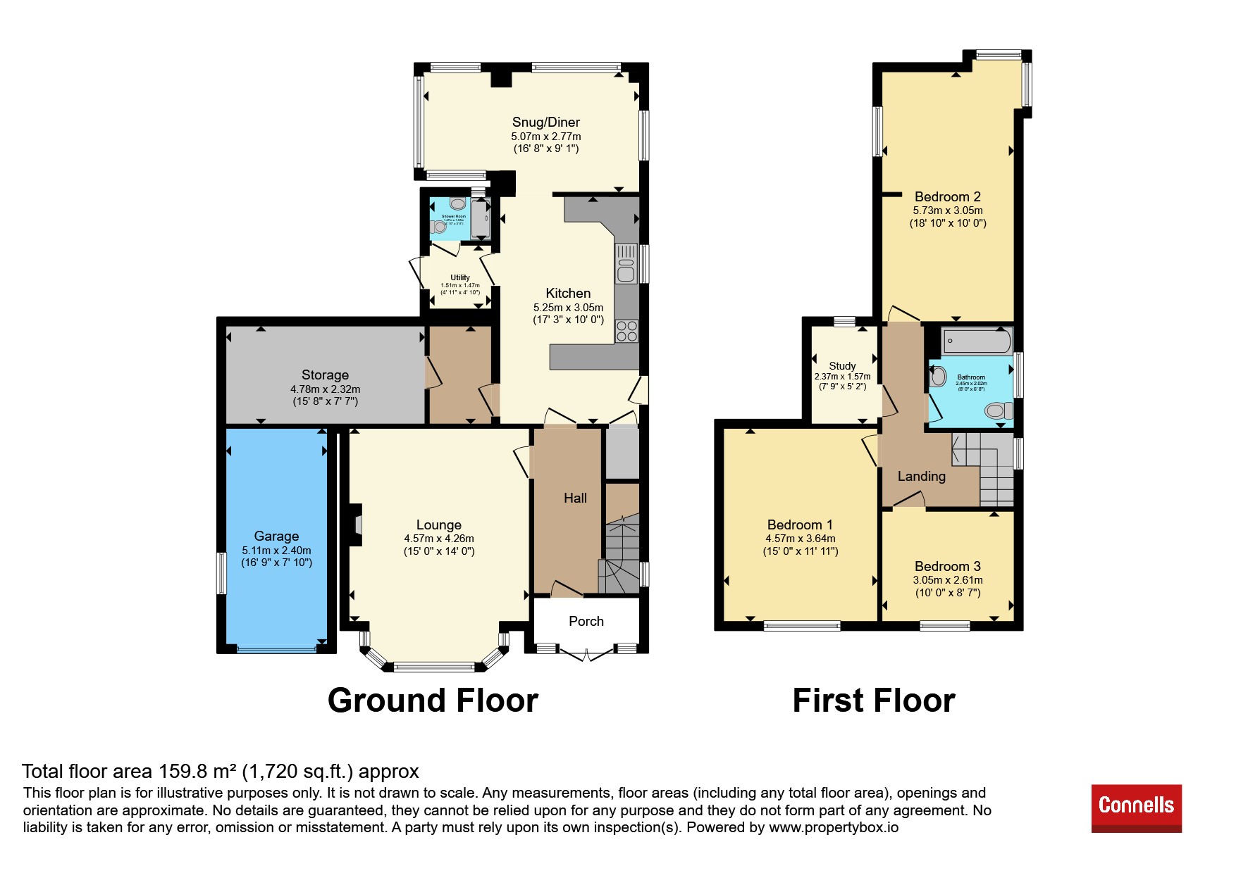 56, Duchy Drive, Paignton floorplan