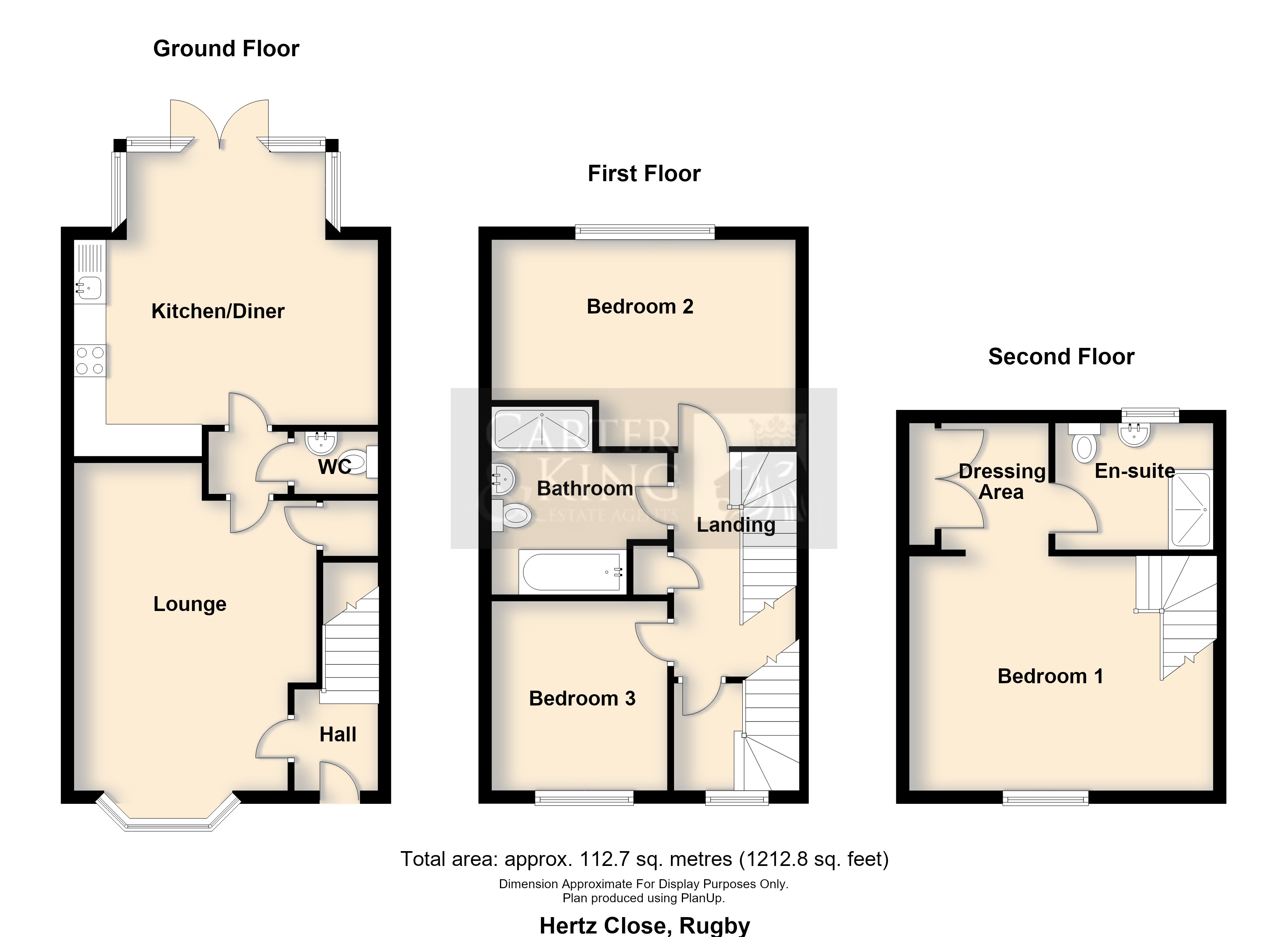 5, Hertz Close, Rugby floorplan
