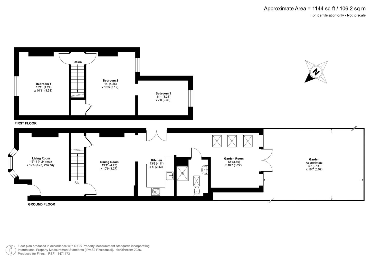56, York Road, Canterbury floorplan