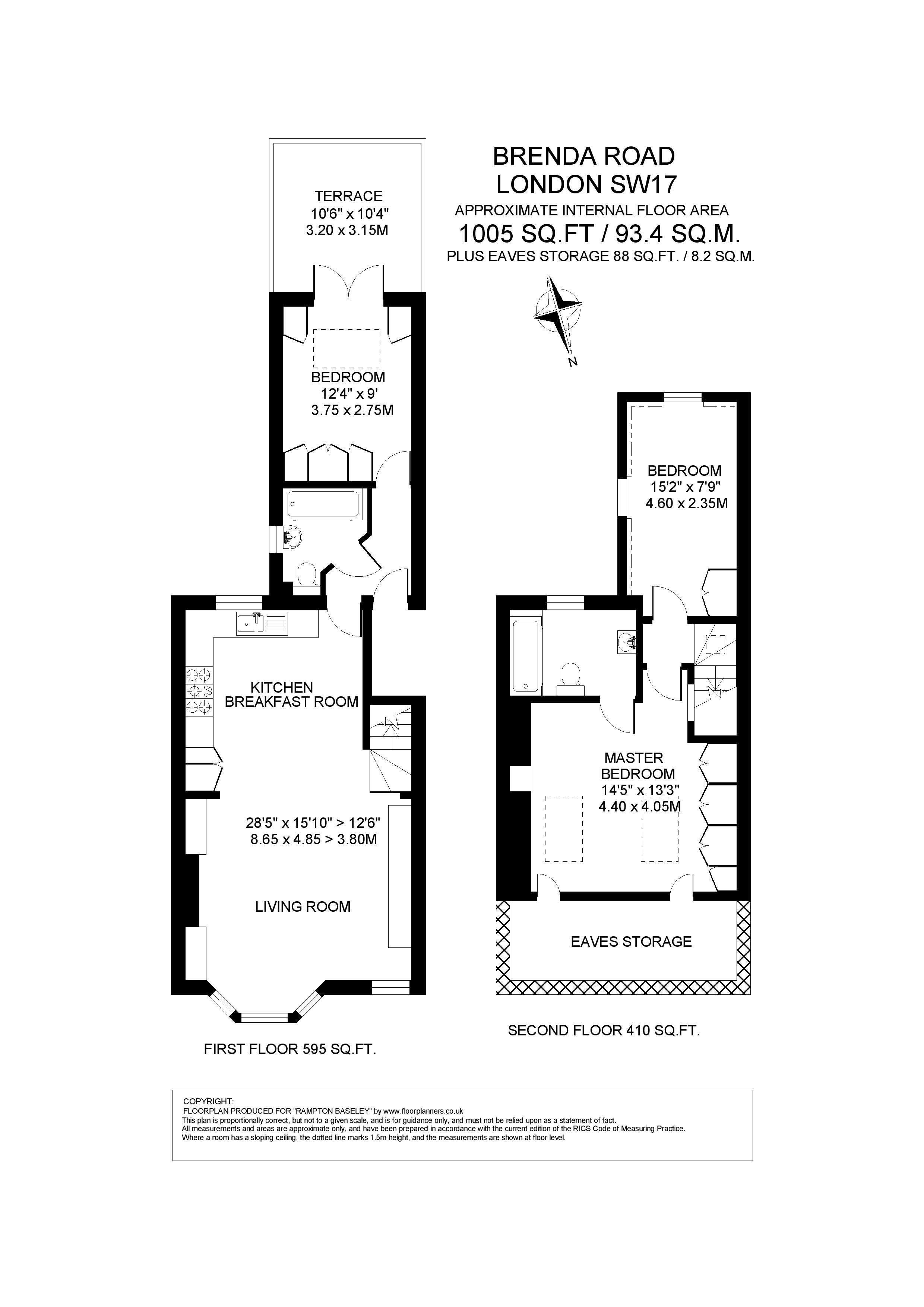 Flat 2, 36, Brenda Road, London floorplan