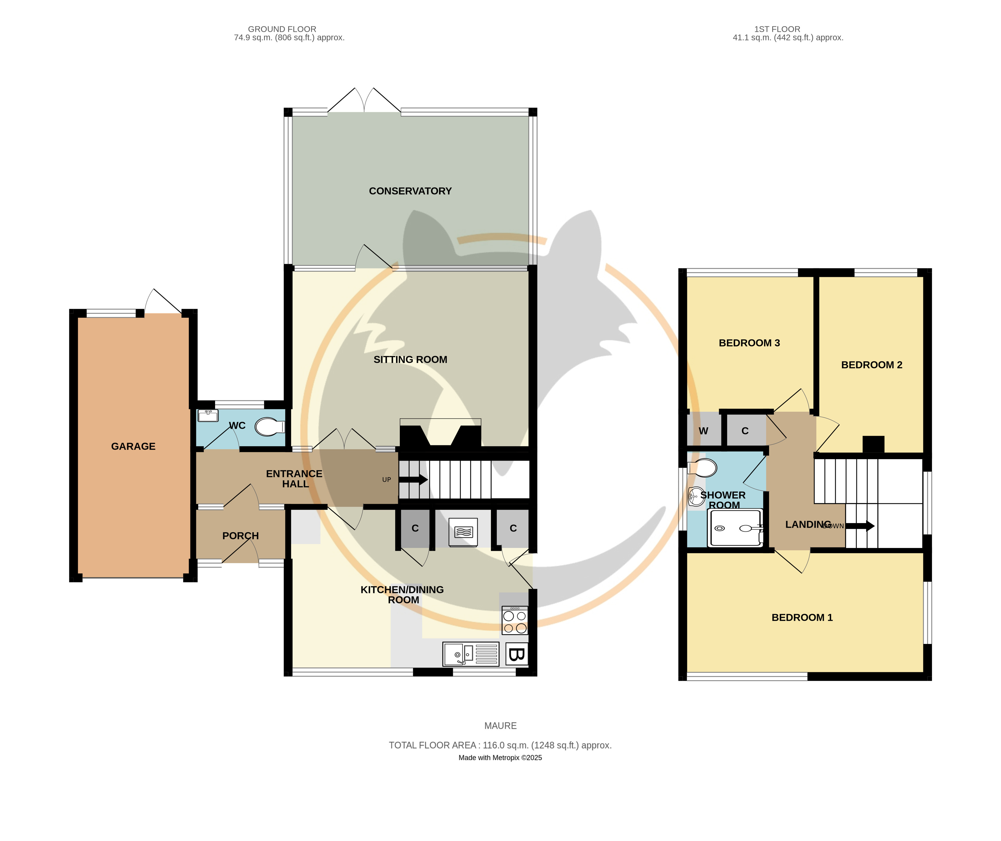 Maure,, Christchurch Road, Hampshire floorplan