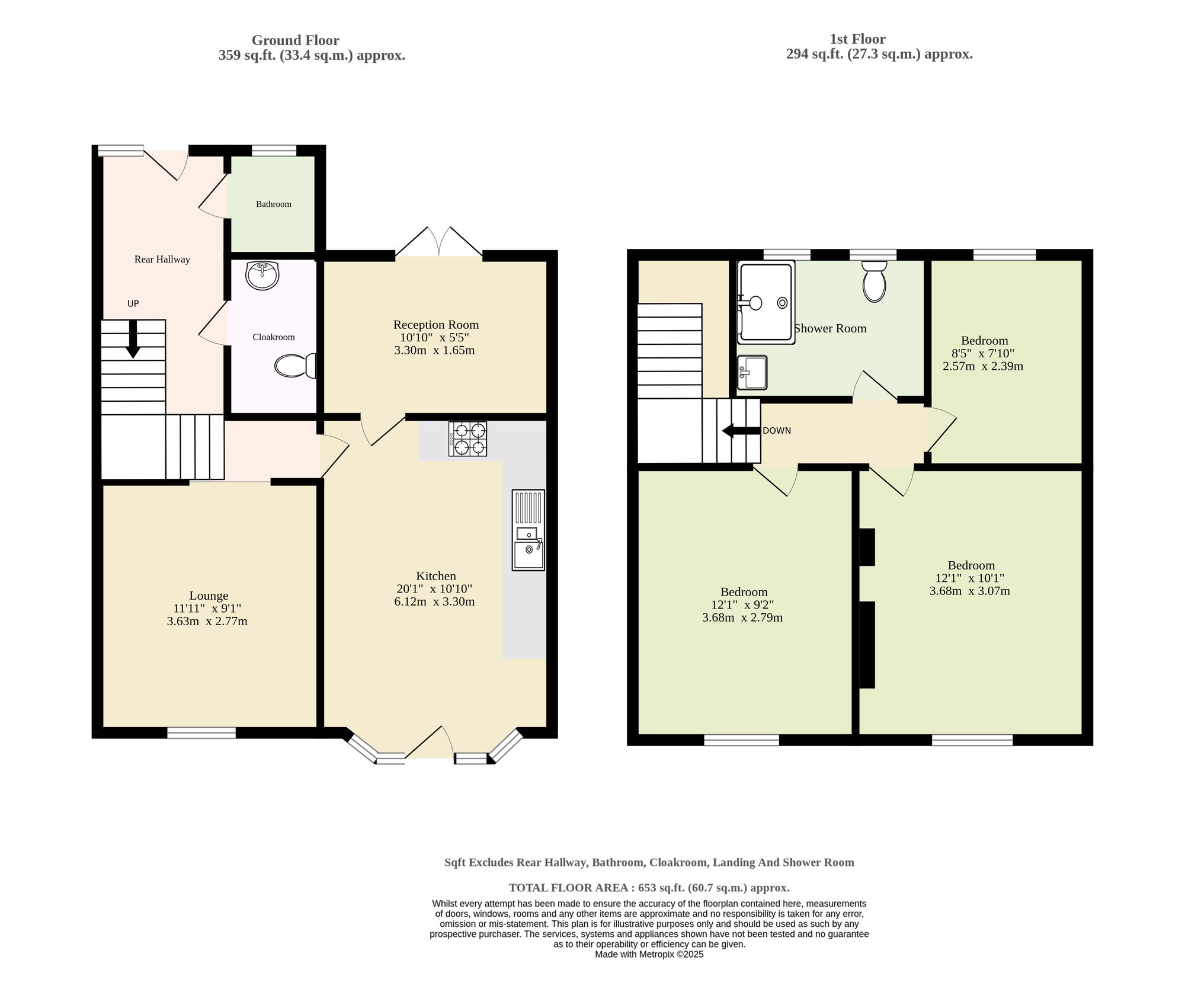 5 Patterson Close, Great Yarmouth floorplan