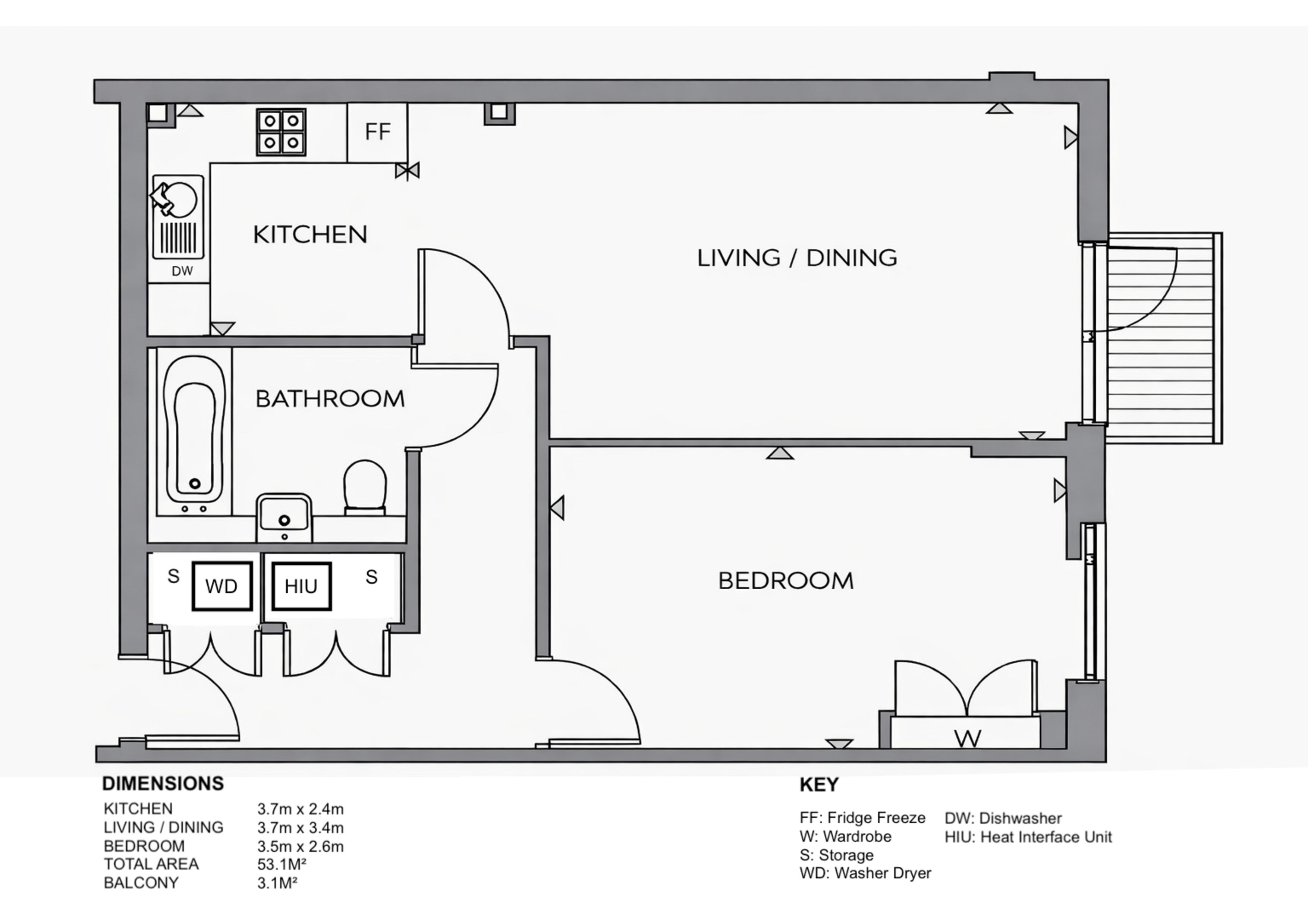 Barry Blandford Way, London floorplan