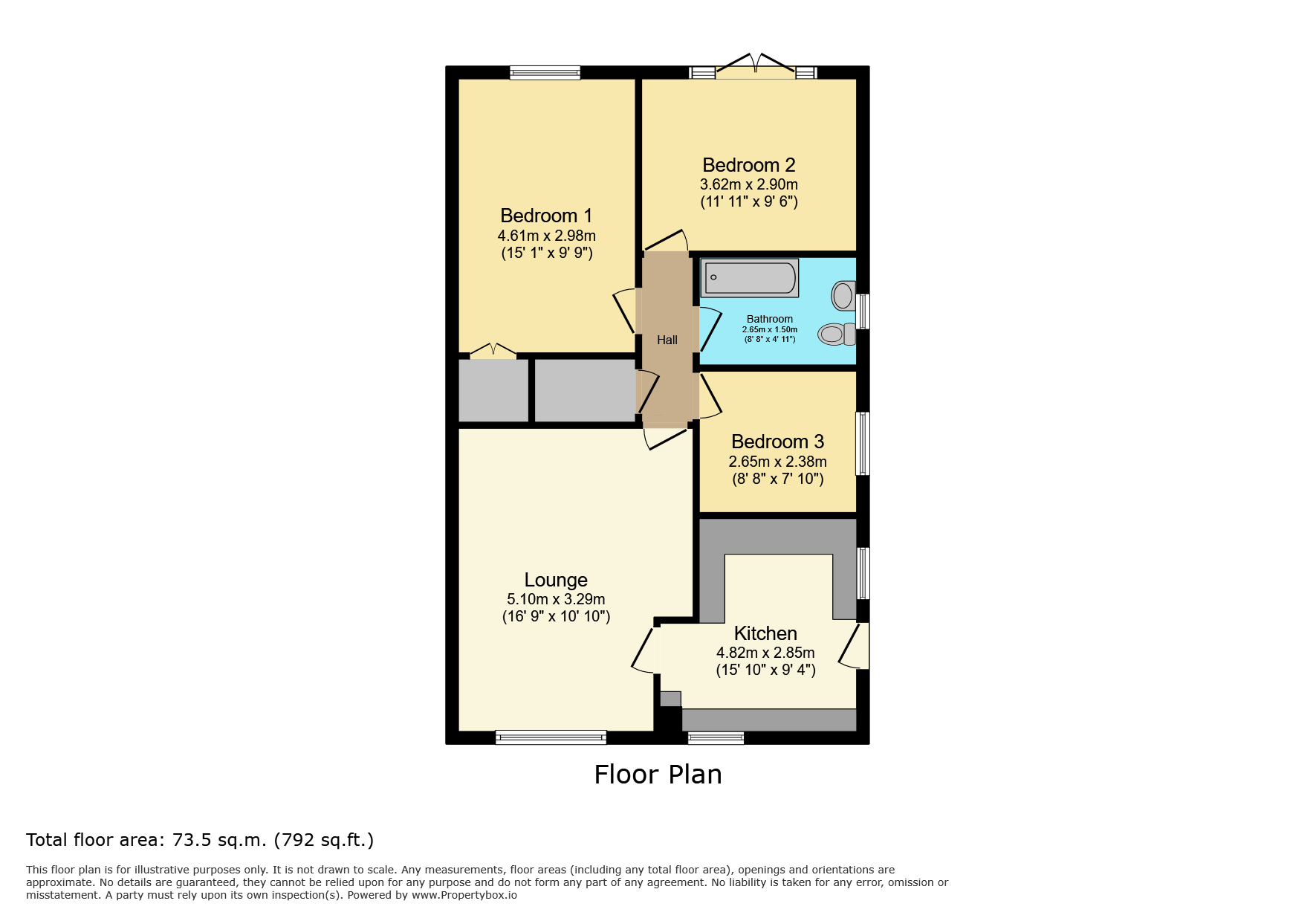 34 Watergate Lane, Leicester floorplan