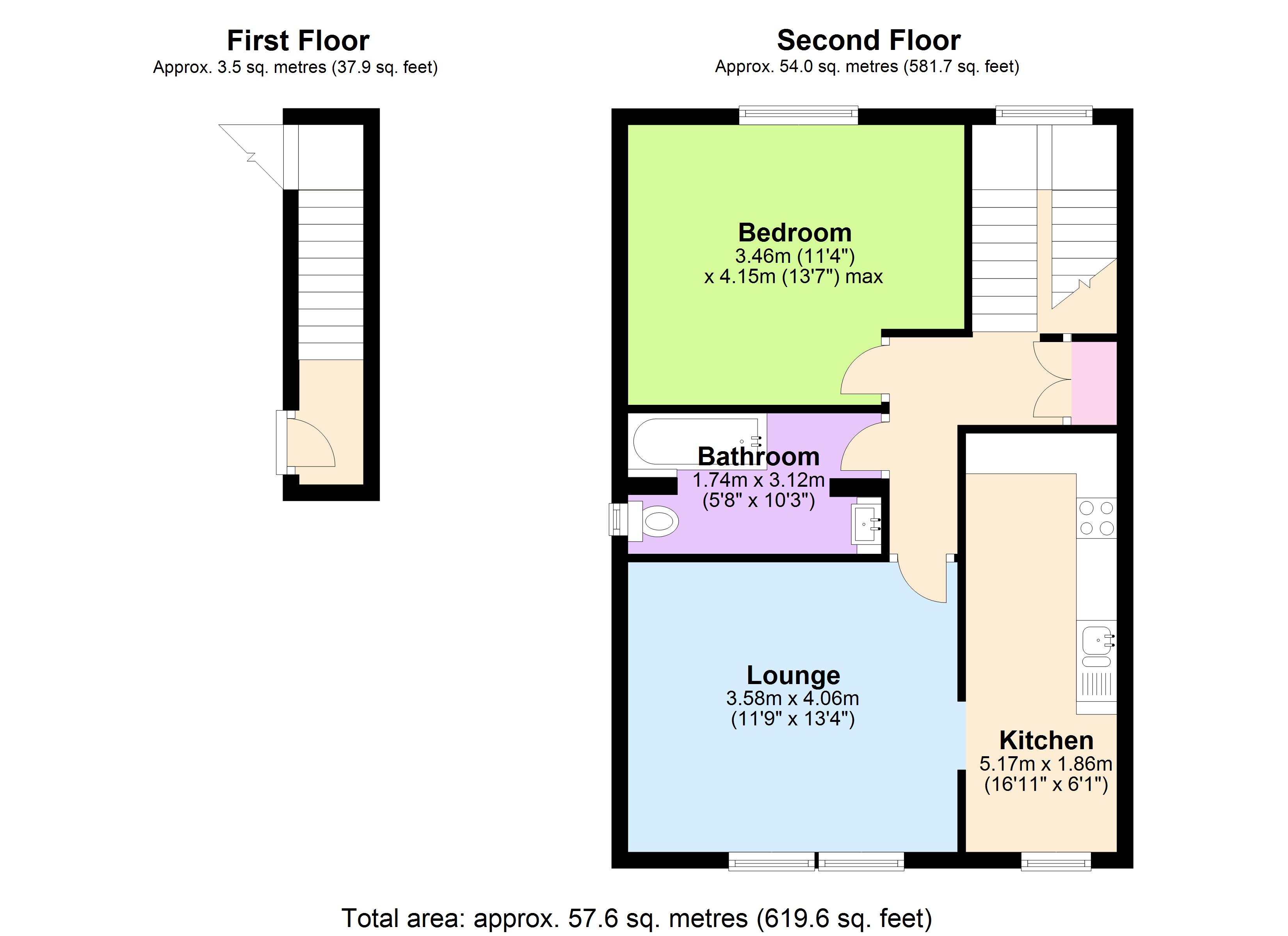 1 Bedrooms Flat for sale in Glenton Road, Lewisham, London SE13