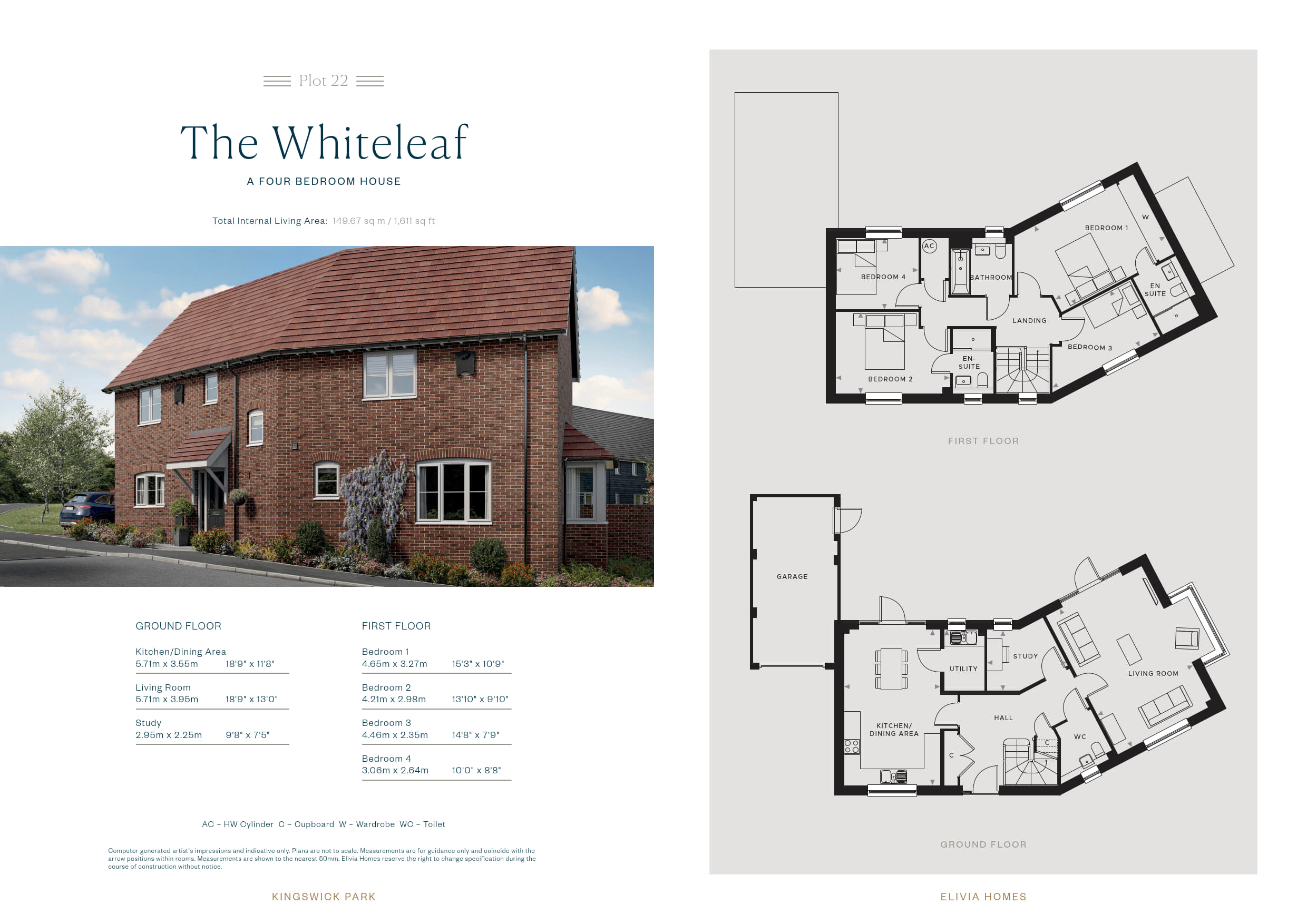 22, Kingswick Park, Hitchin floorplan