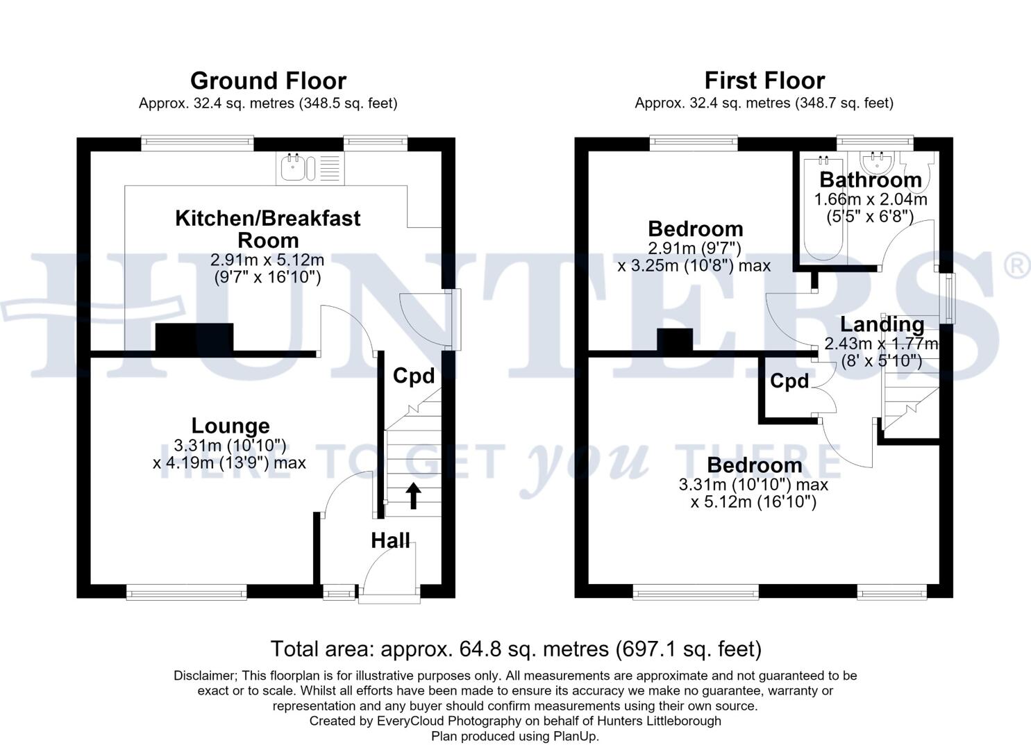 51, Drake Road, Littleborough floorplan