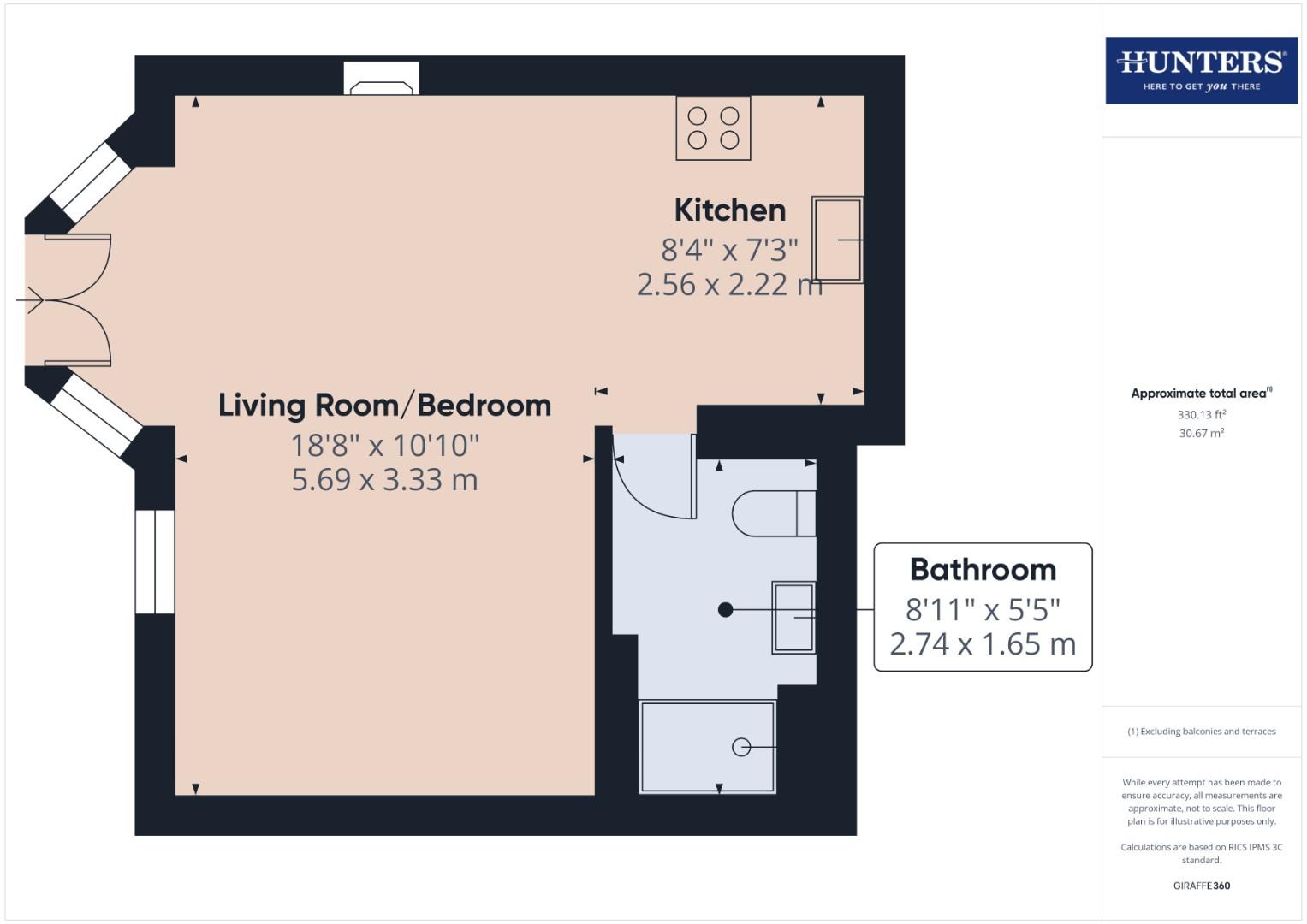 Flat 1, 15, Victoria Park Avenue, Scarborough floorplan