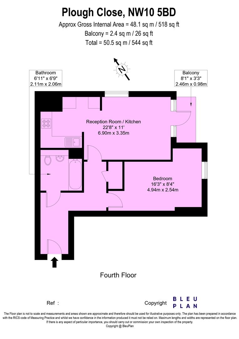 14 Plough Close, London floorplan