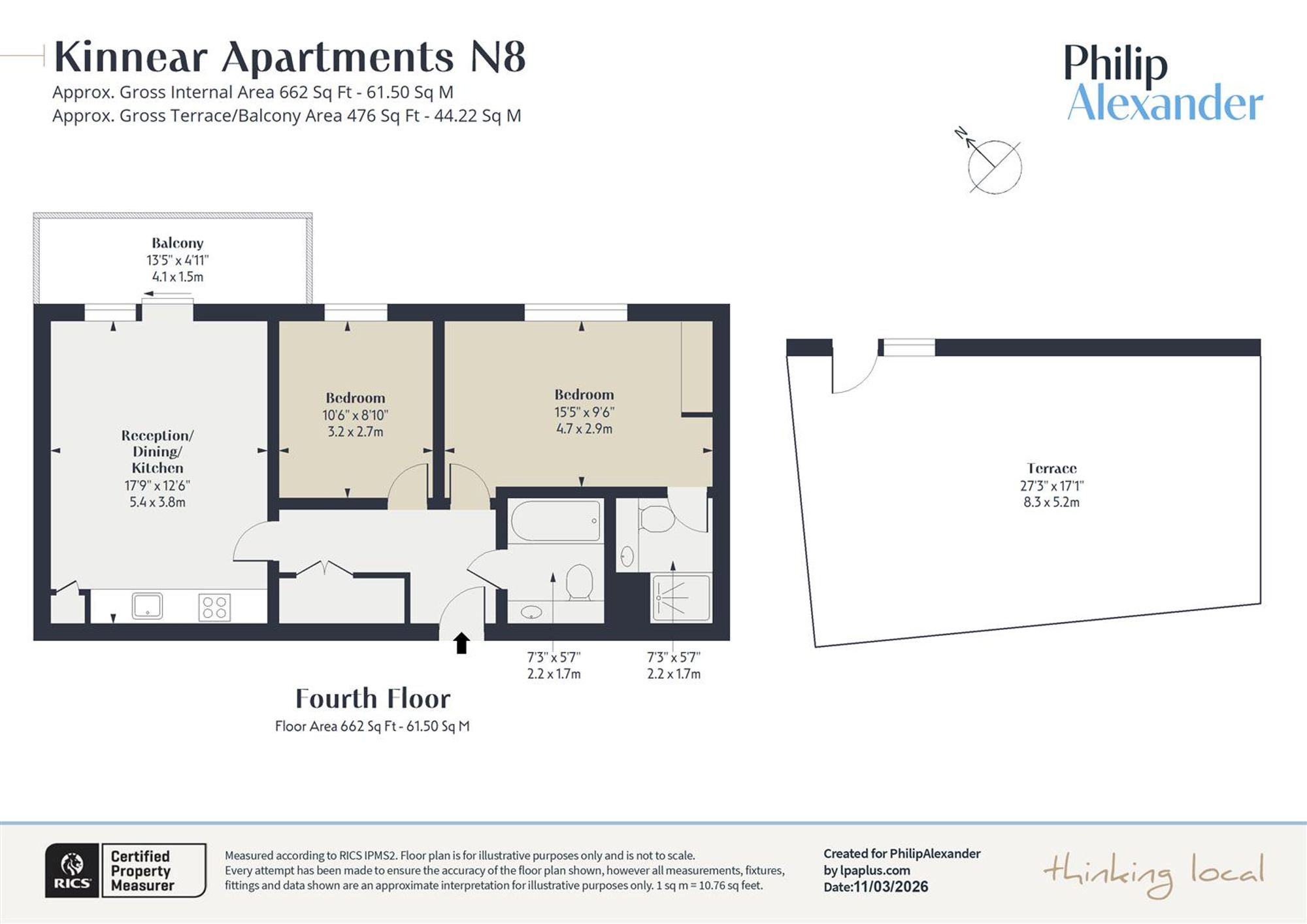 Flat 28, Kinnear Apts Chadwell Lane, London floorplan