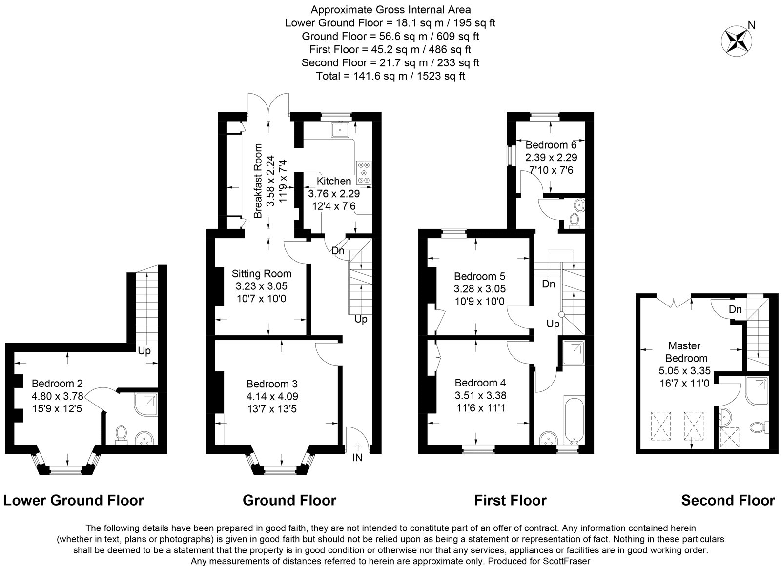 6 Bedrooms  to rent in James Street, East Oxford OX4