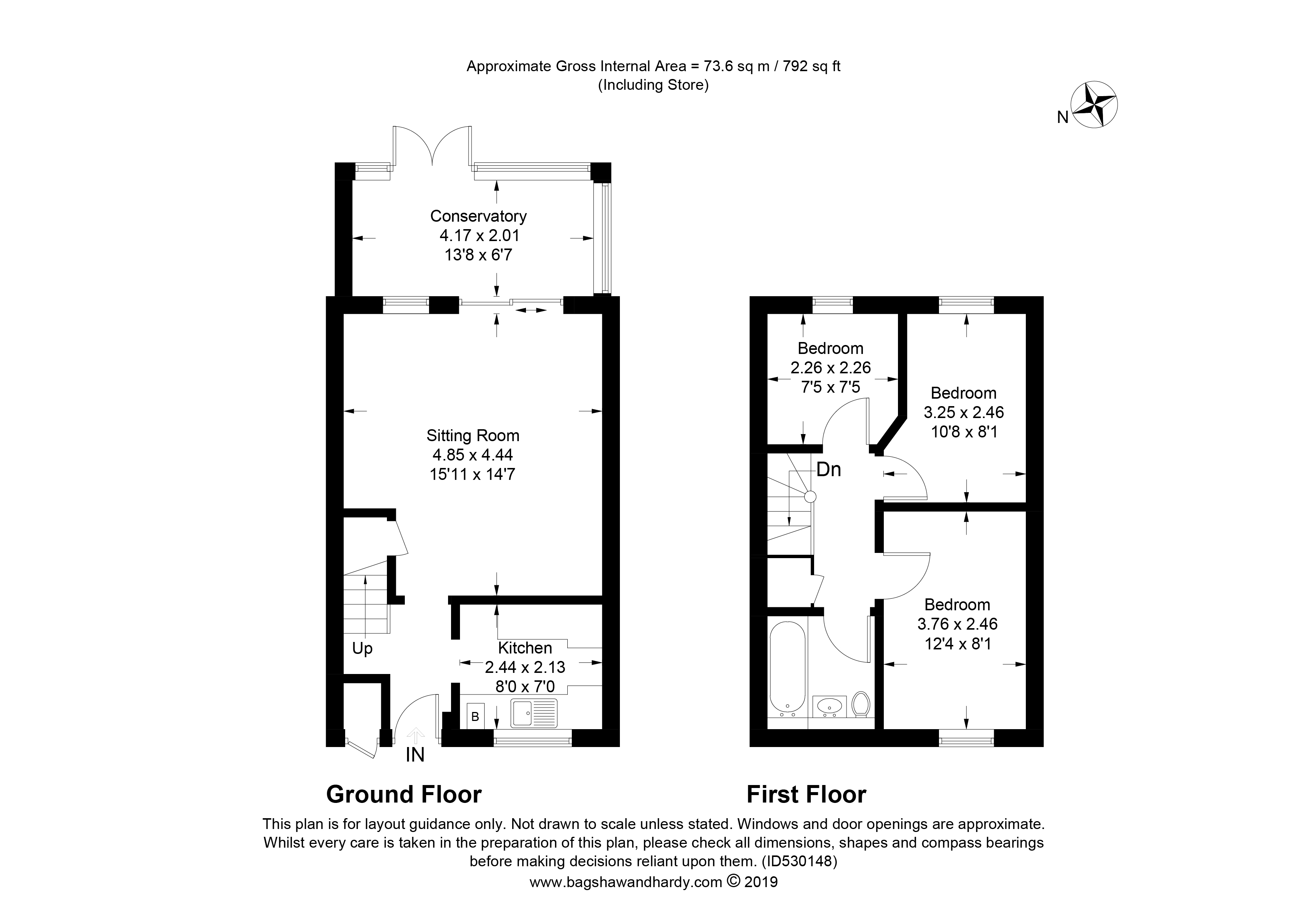 3 Bedrooms Terraced house for sale in Clarence Court, Horley RH6