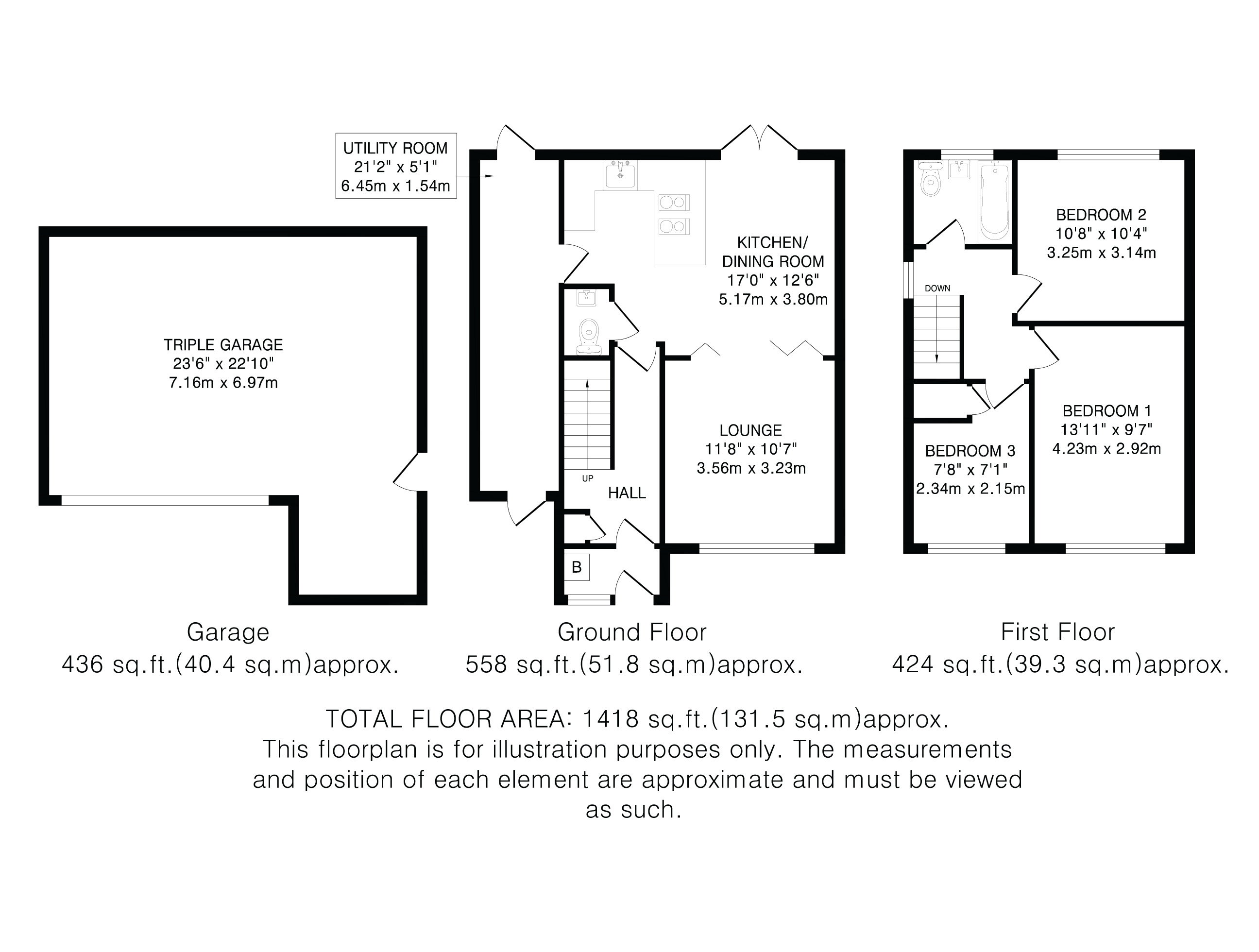 1, Ringway Road, St Albans floorplan