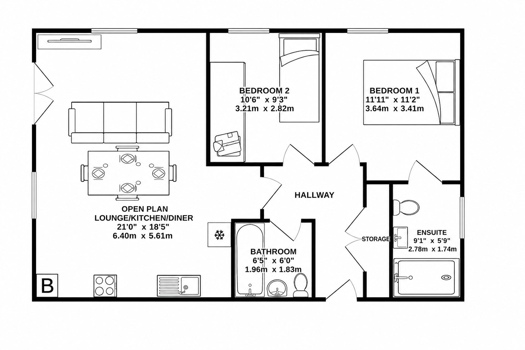 75 Lett Lane, Swanscombe floorplan
