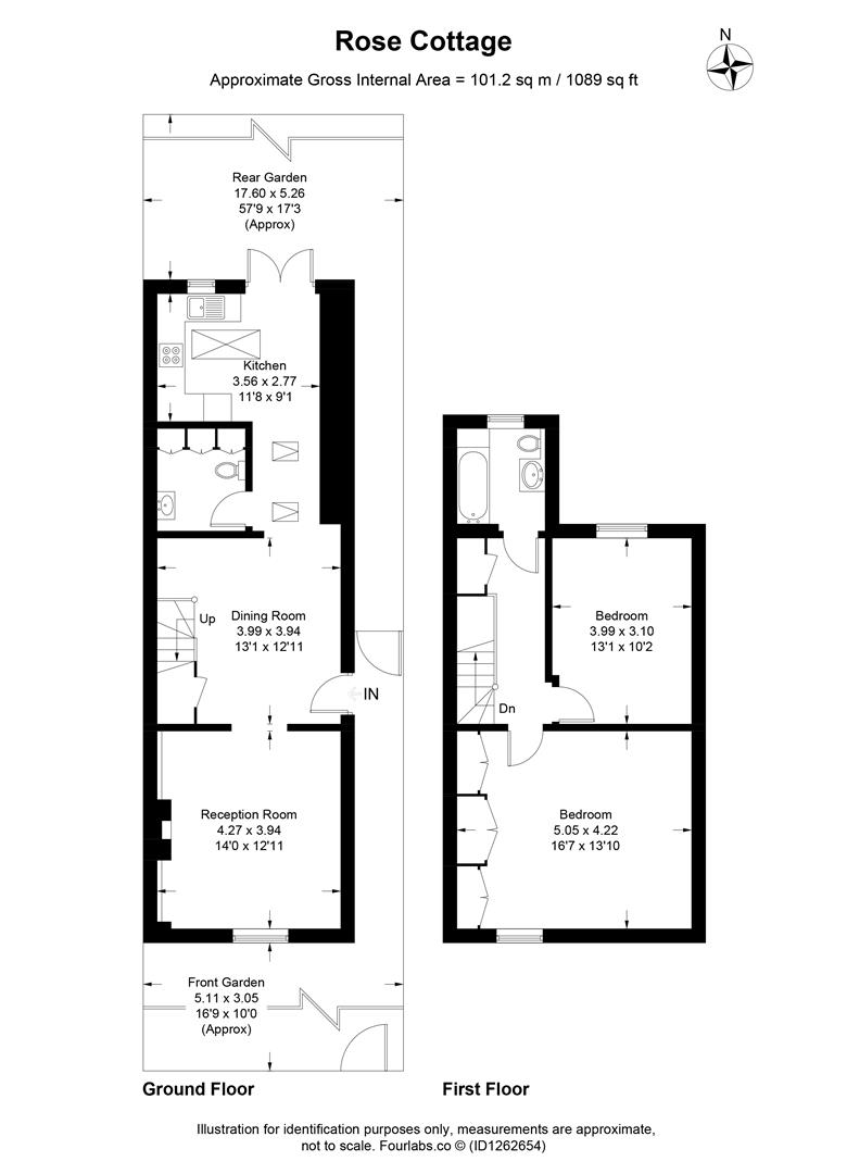 Rose Cottage, 3, Giggs Hill Road, Thames Ditton floorplan